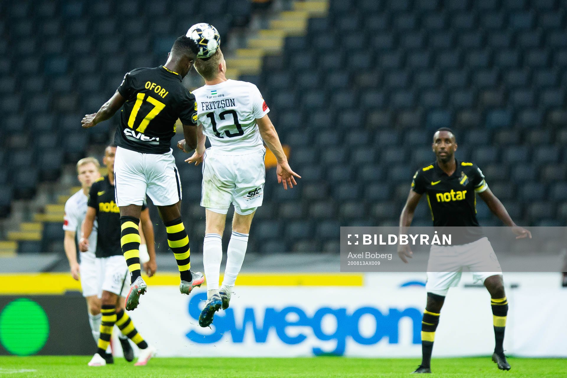 s Ebenezer Ofori och Östersunds Ludvig Fritzson