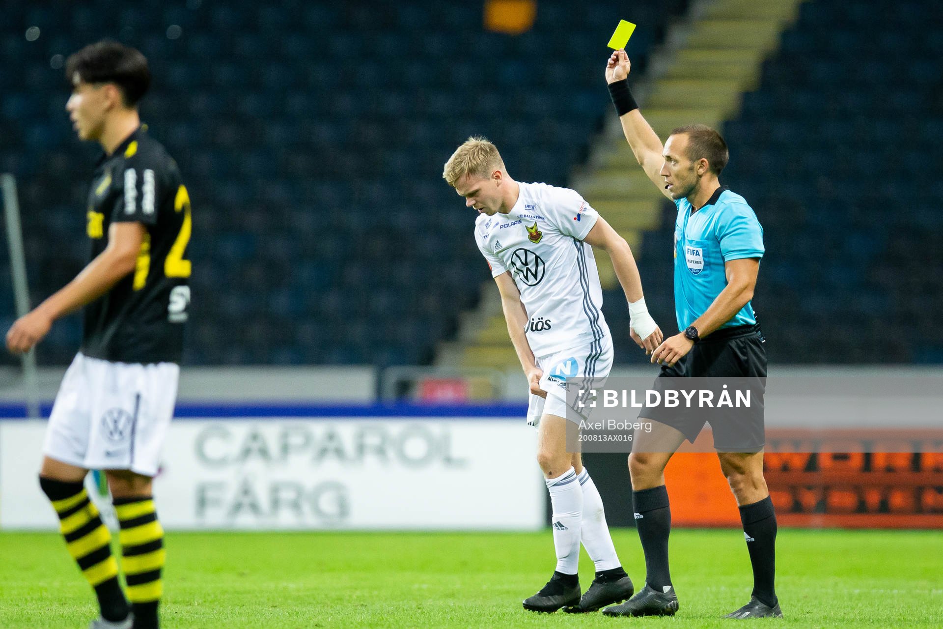 Östersunds Eirik Haugan får en varning