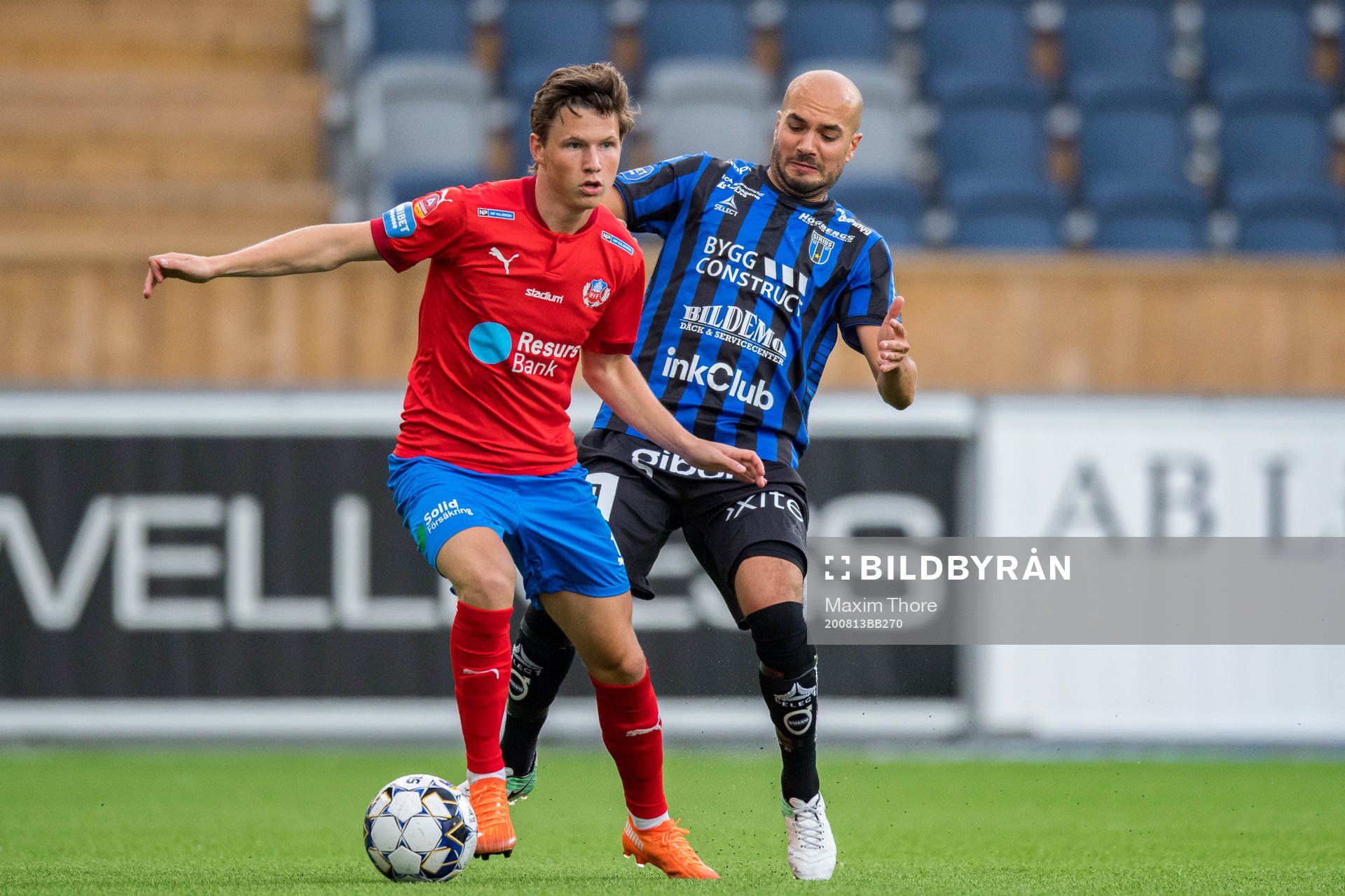Helsingborgs Max Svensson och Sirius Karl Larson