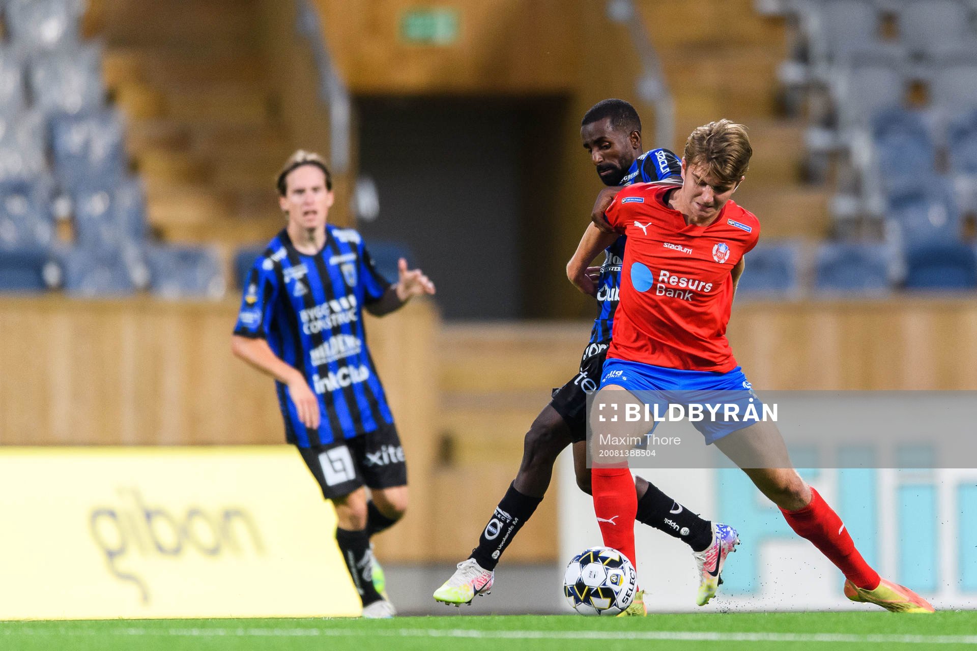 Sirius Nahom Girmai Netabay och Helsingborgs Ludvig Carlius