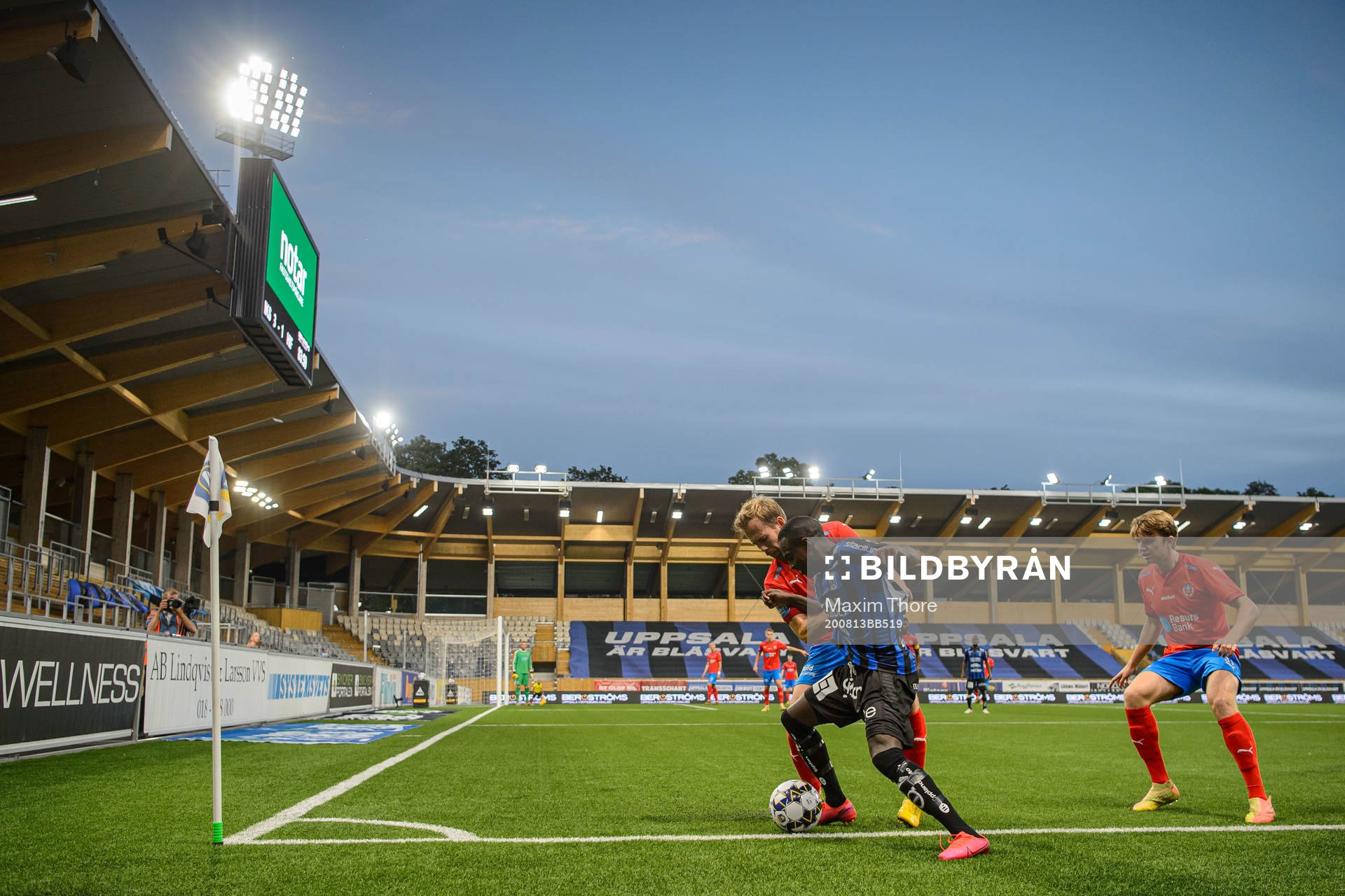 Helsingborgs Anders Randrup och Sirius Nahom Girmai Netabay
