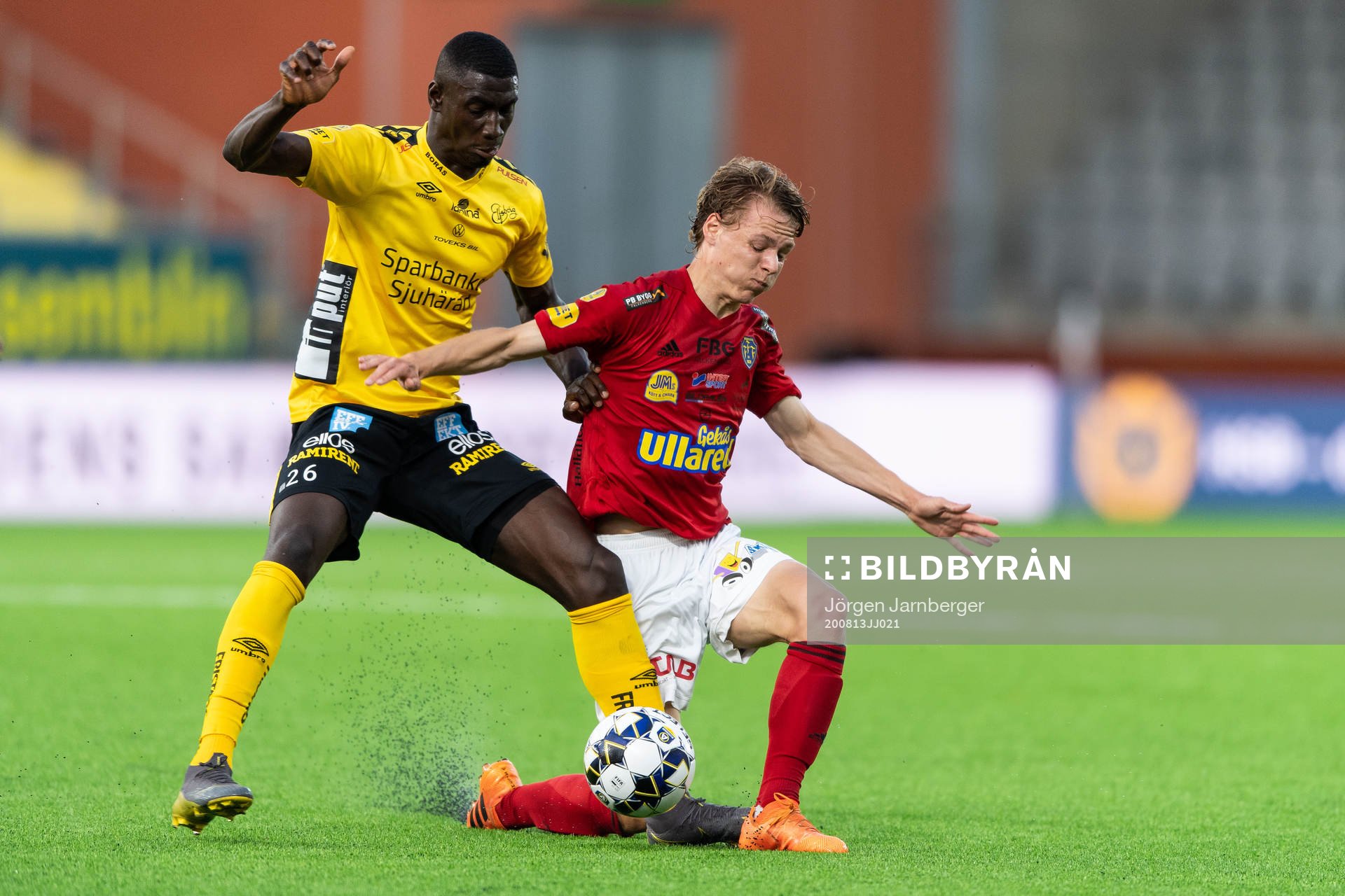 Falkenbergs Melker Nilsson och Elfsborgs Marokhy Ndione