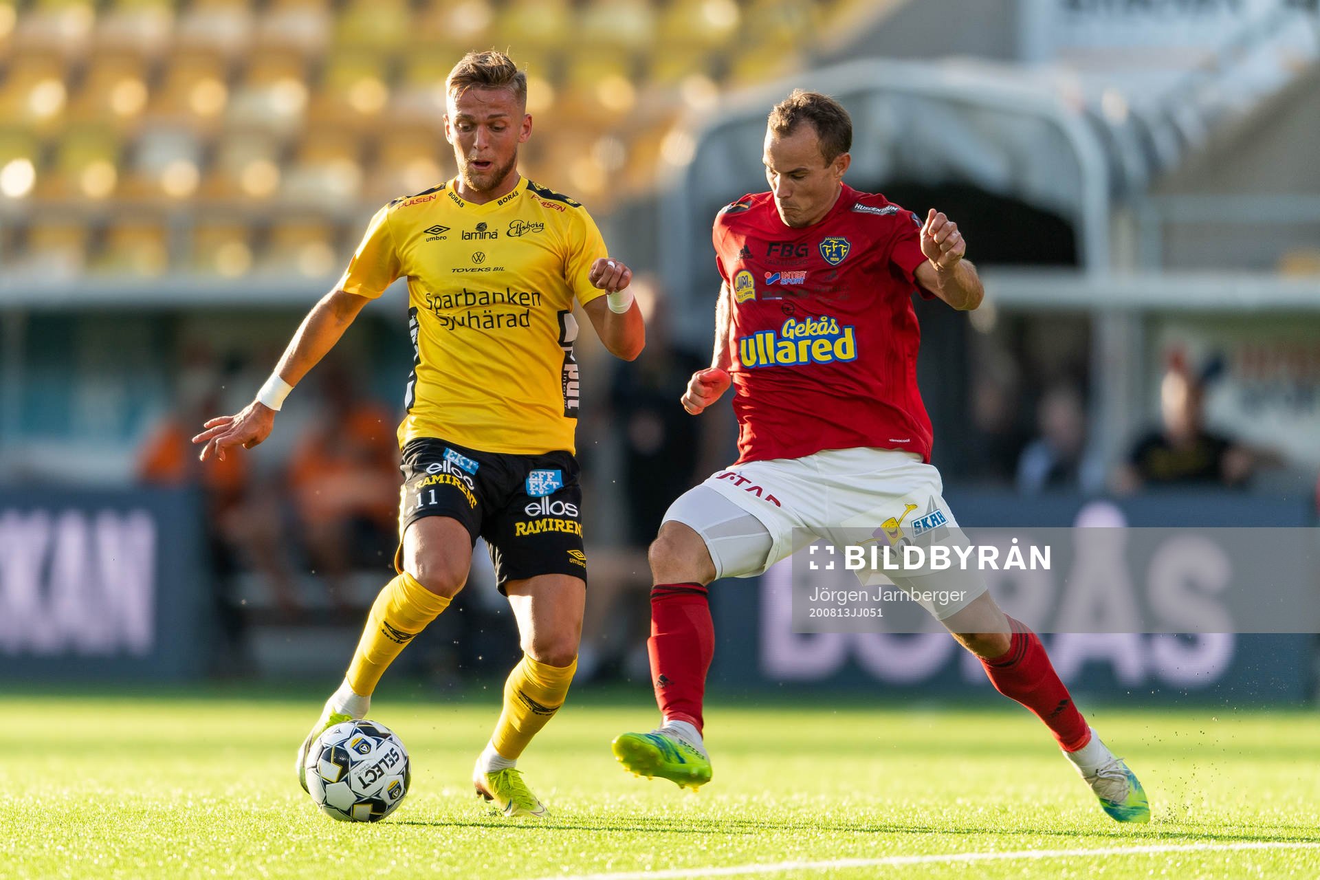 Elfsborgs Jesper Karlsson och Falkenbergs Anton Wede