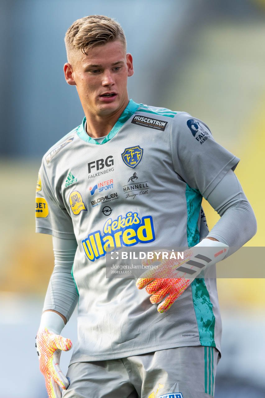 Falkenbergs målvakt Johan Brattberg