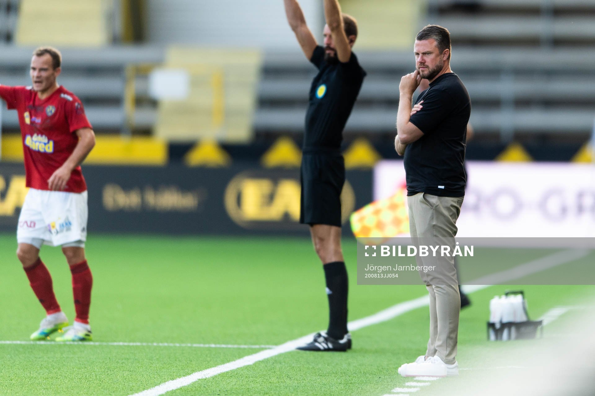 Elfsborgs manager Jimmy Thelin fundersam