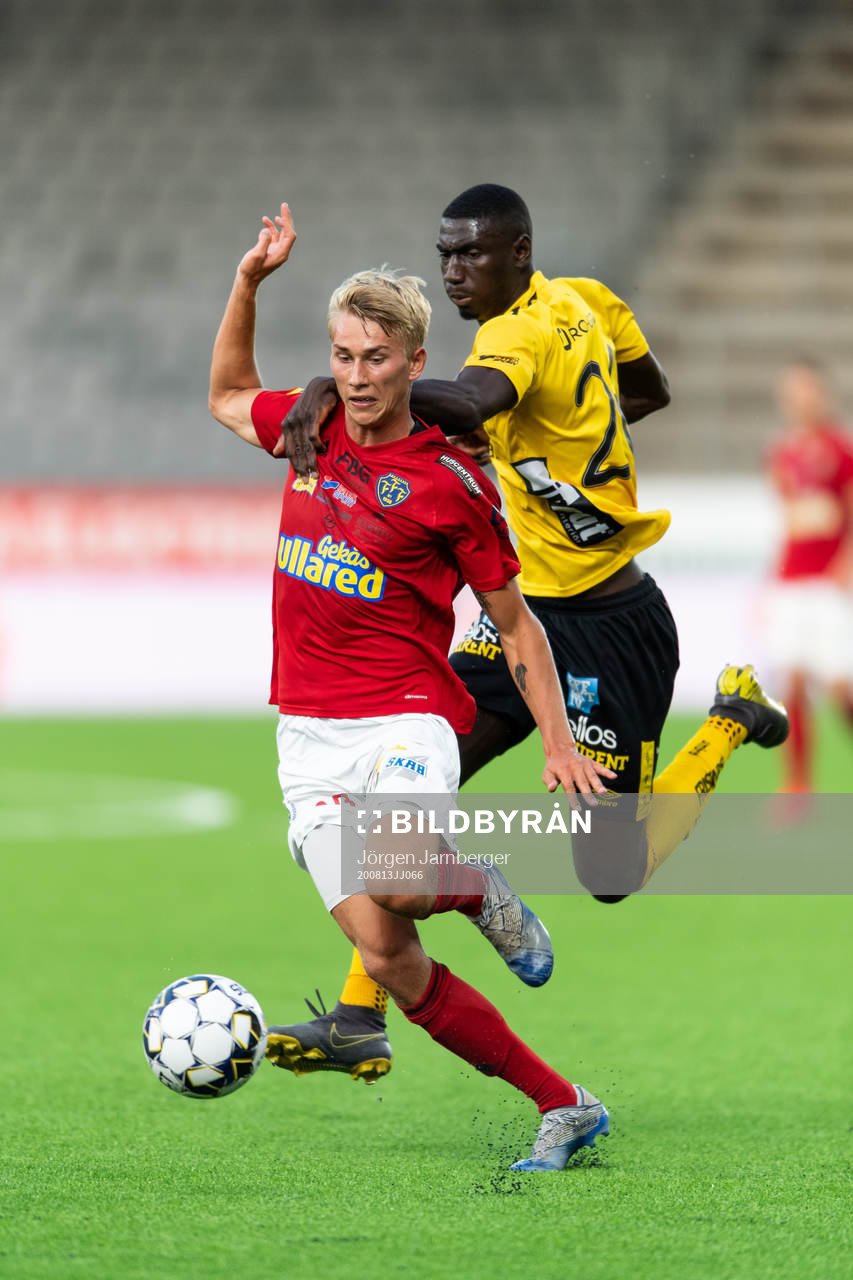 Falkenbergs Ludvig Johansson och Elfsborgs Marokhy Ndione