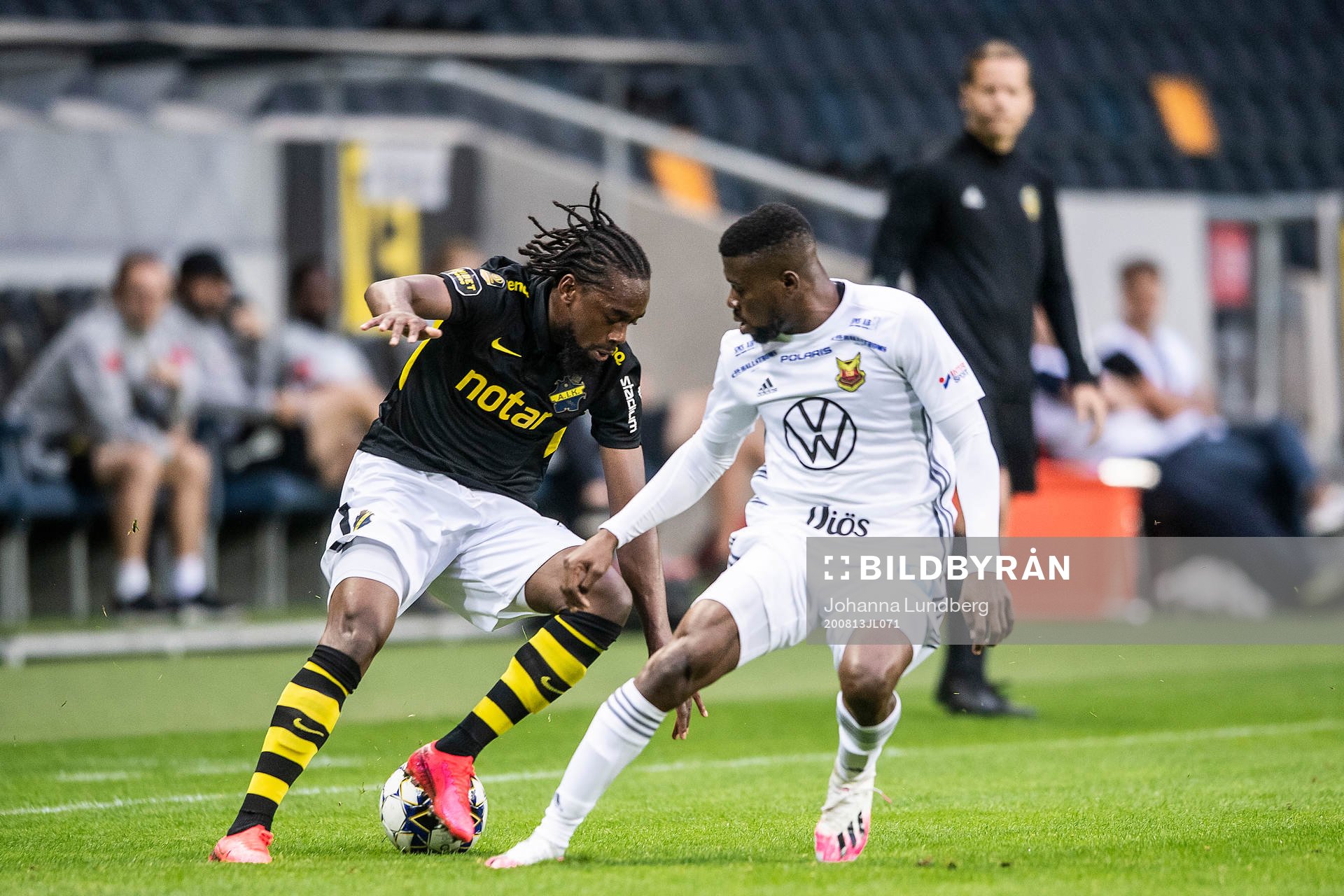 s Heradi Rashidi och Östersunds Kalpi Wilfried Ouattara