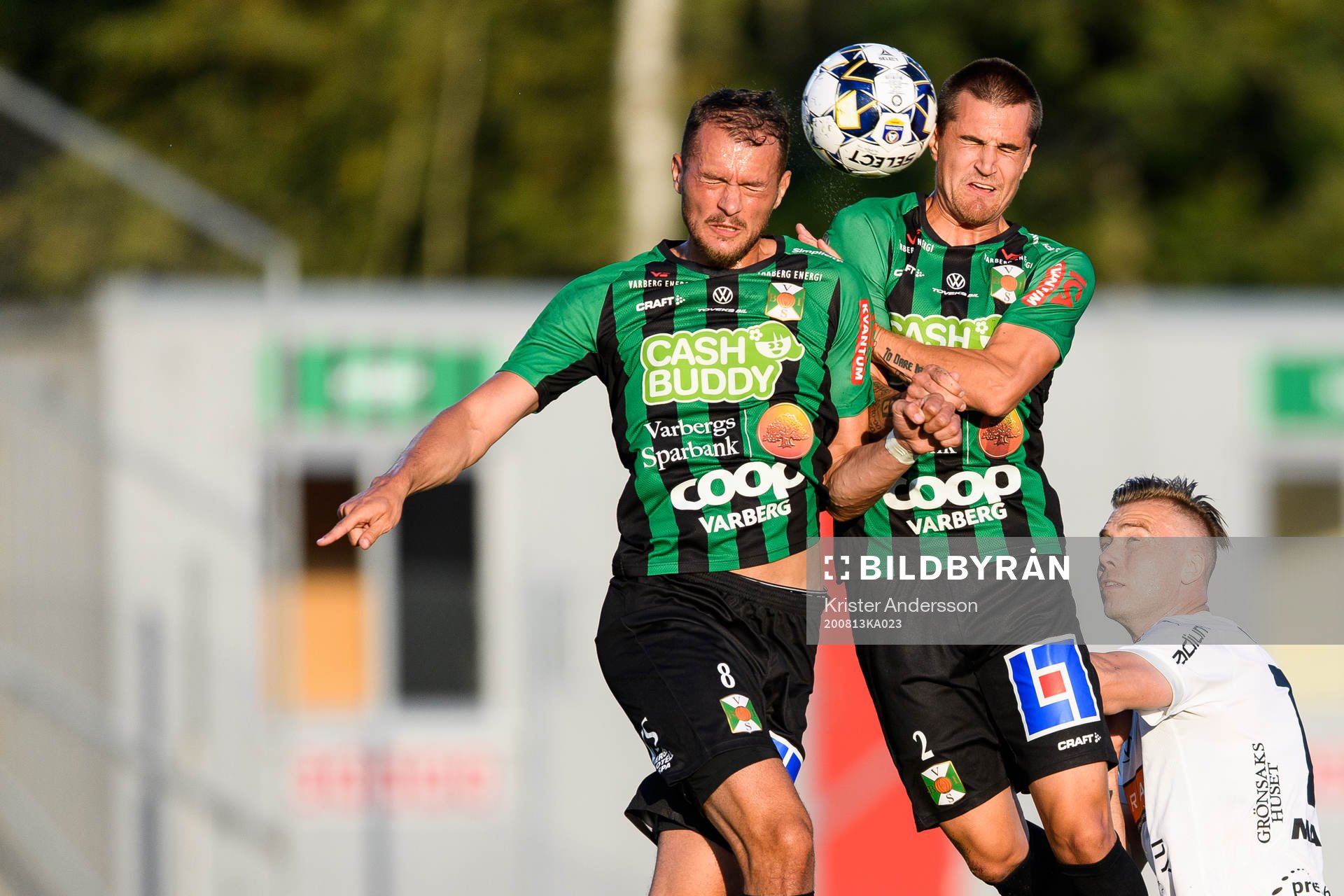 Varbergs Albert Ejupi och Jon Birkfeldt