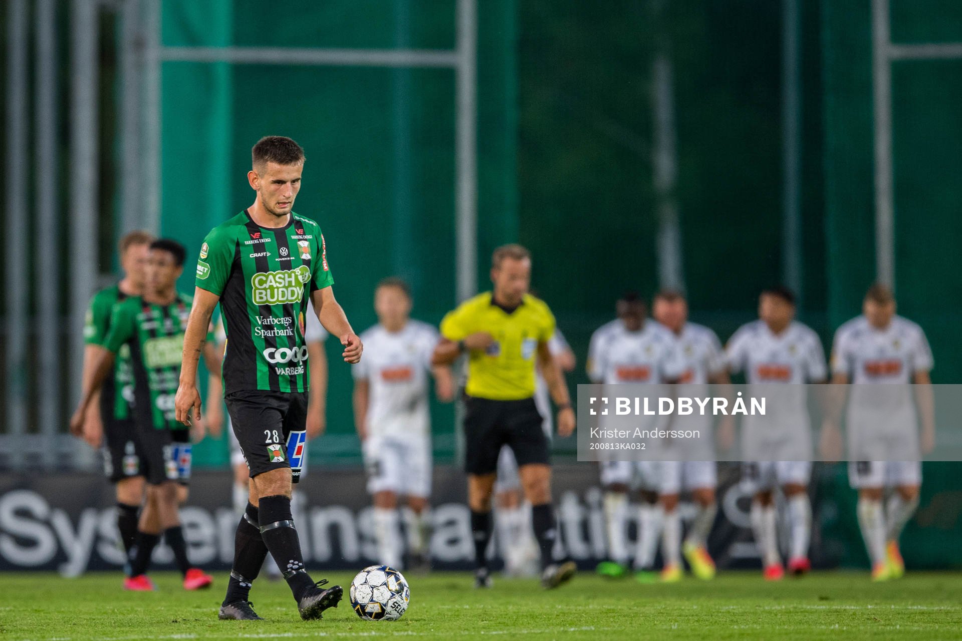 Varbergs Erion Sadiku deppar