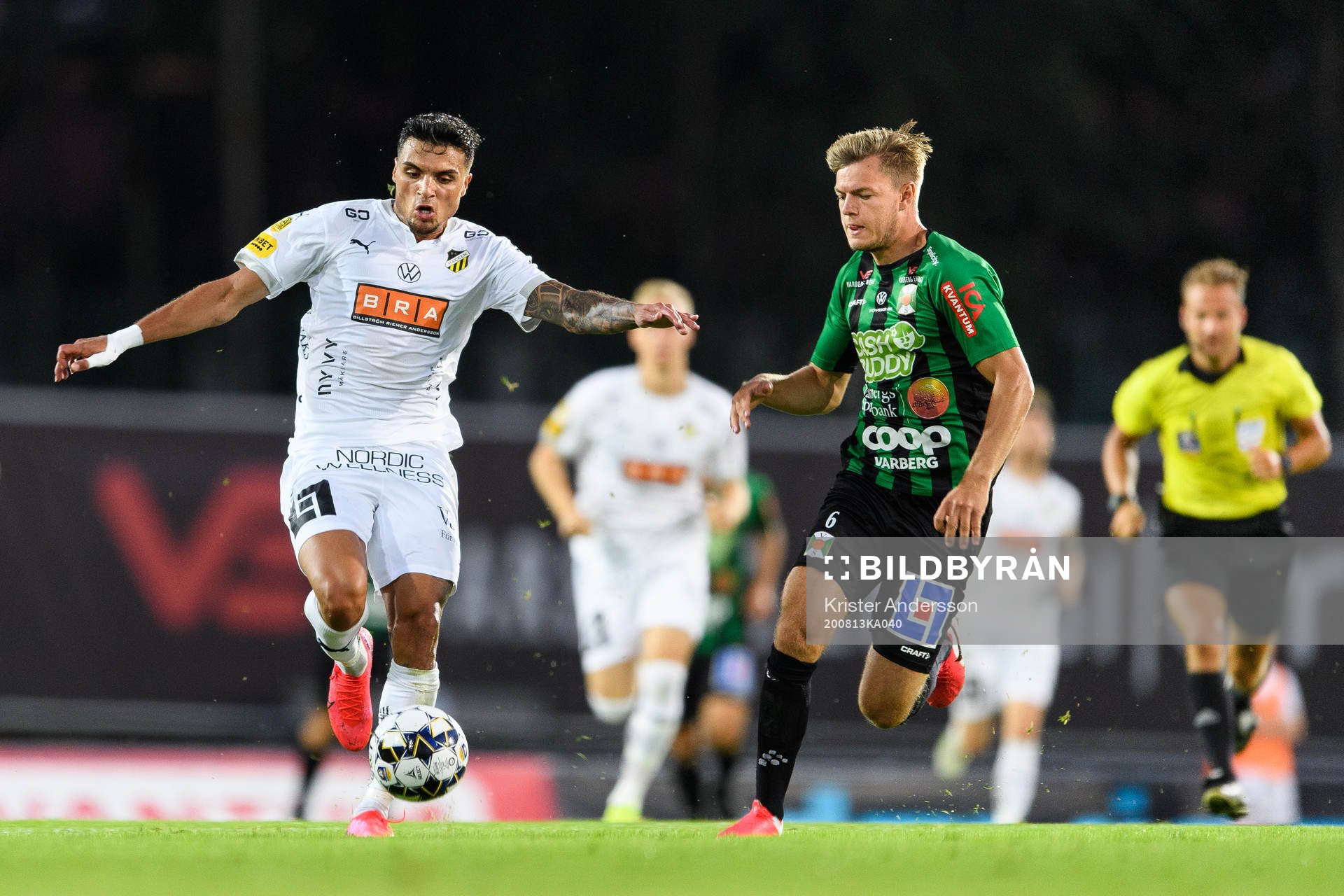 Häckens Ahmed Yasin och Varbergs Albin Winbo