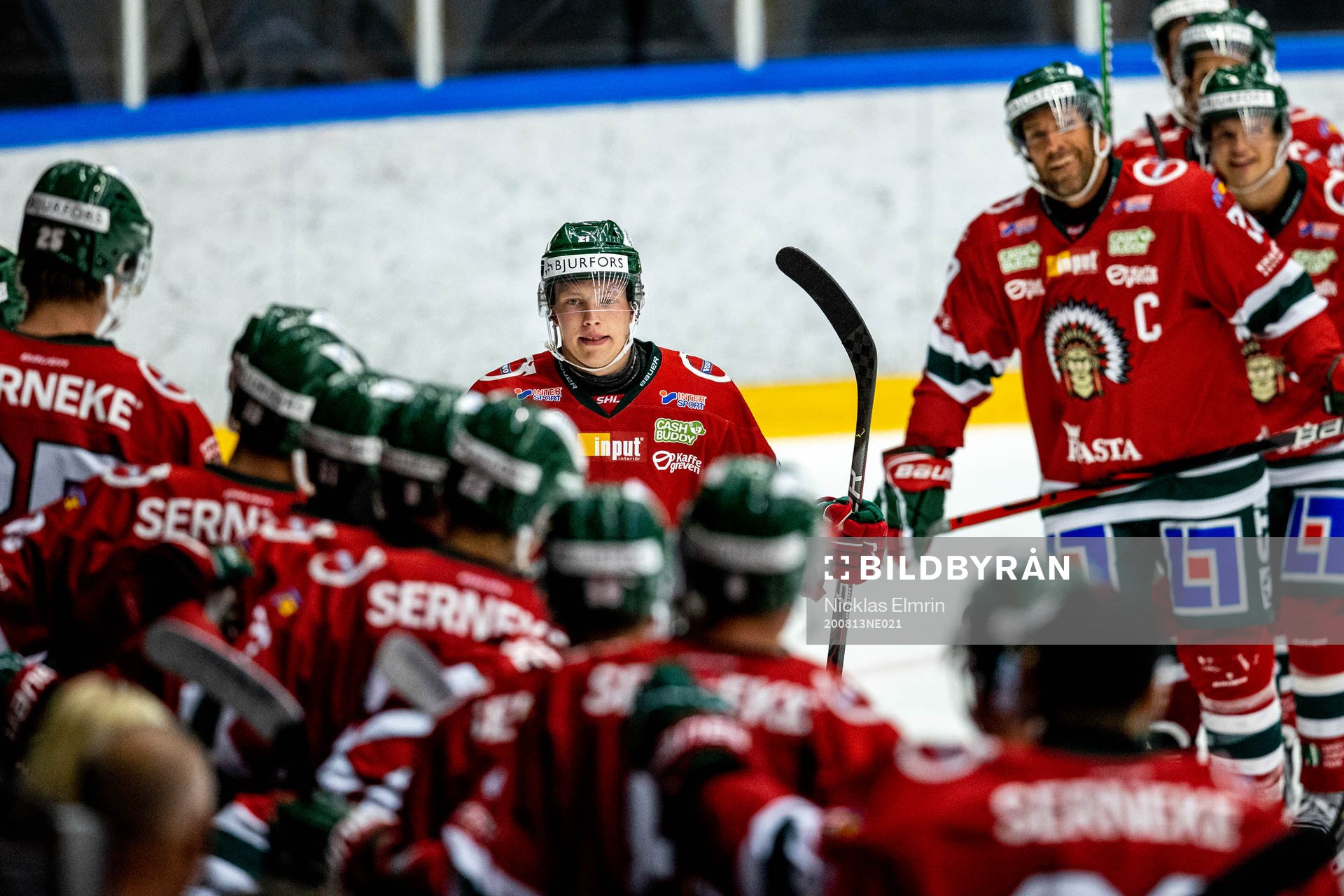 Frölundas Karl Henriksson jublar