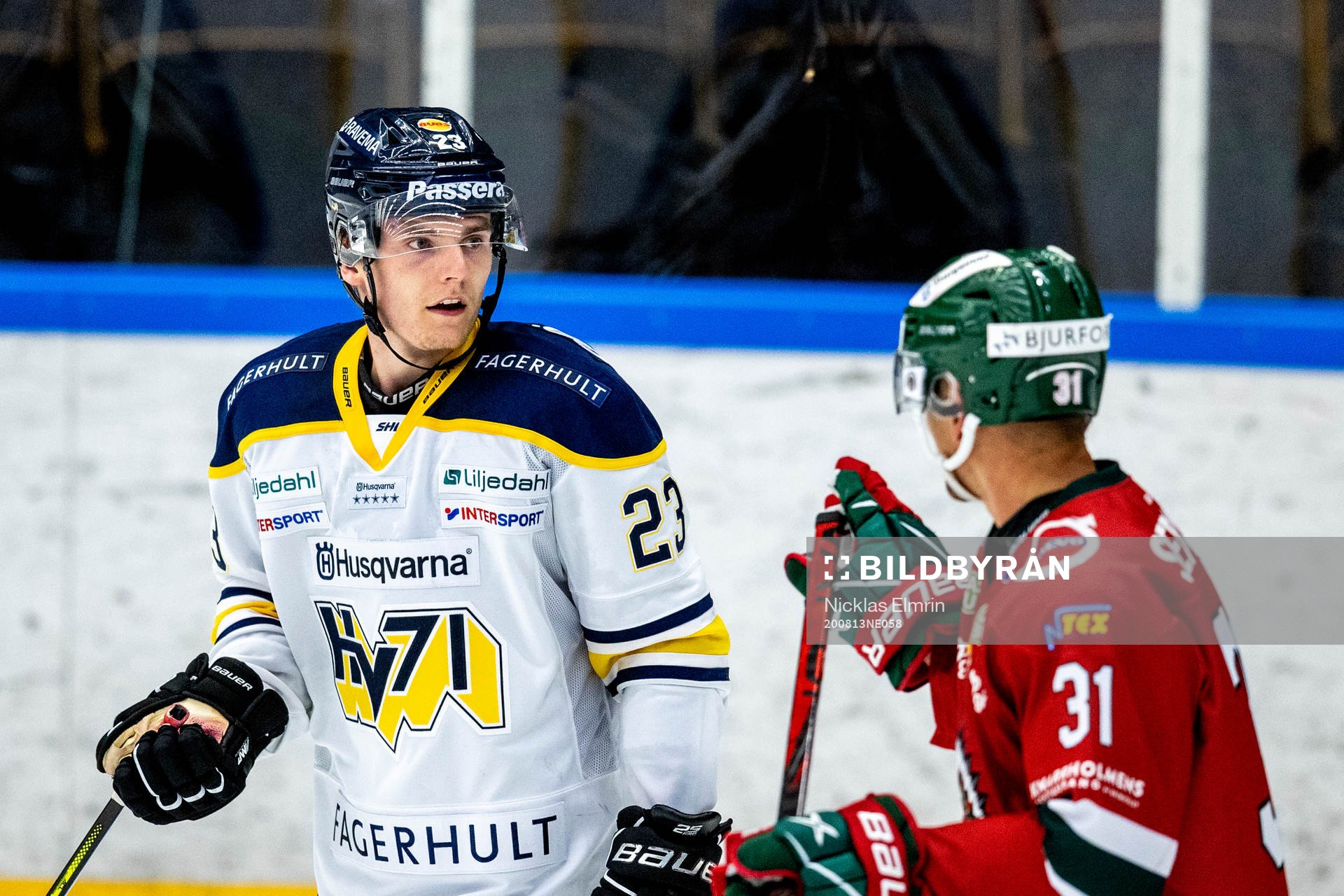 s Lias Andersson och Frölundas Nicklas Lasu