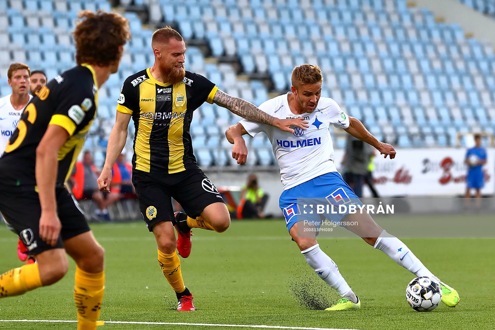 Hammarbys David Fällman och IFK Norrköpings Christoffer