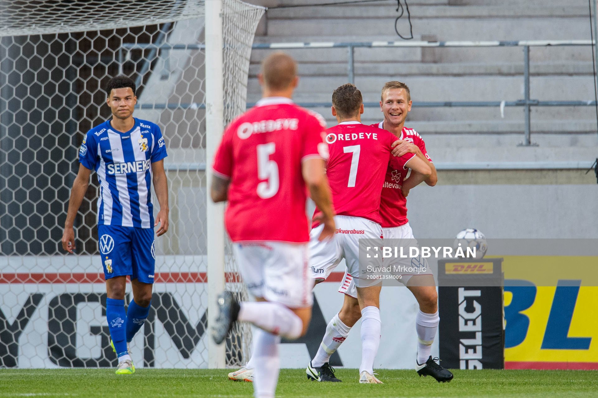 Kalmars Erik Israelsson jublar