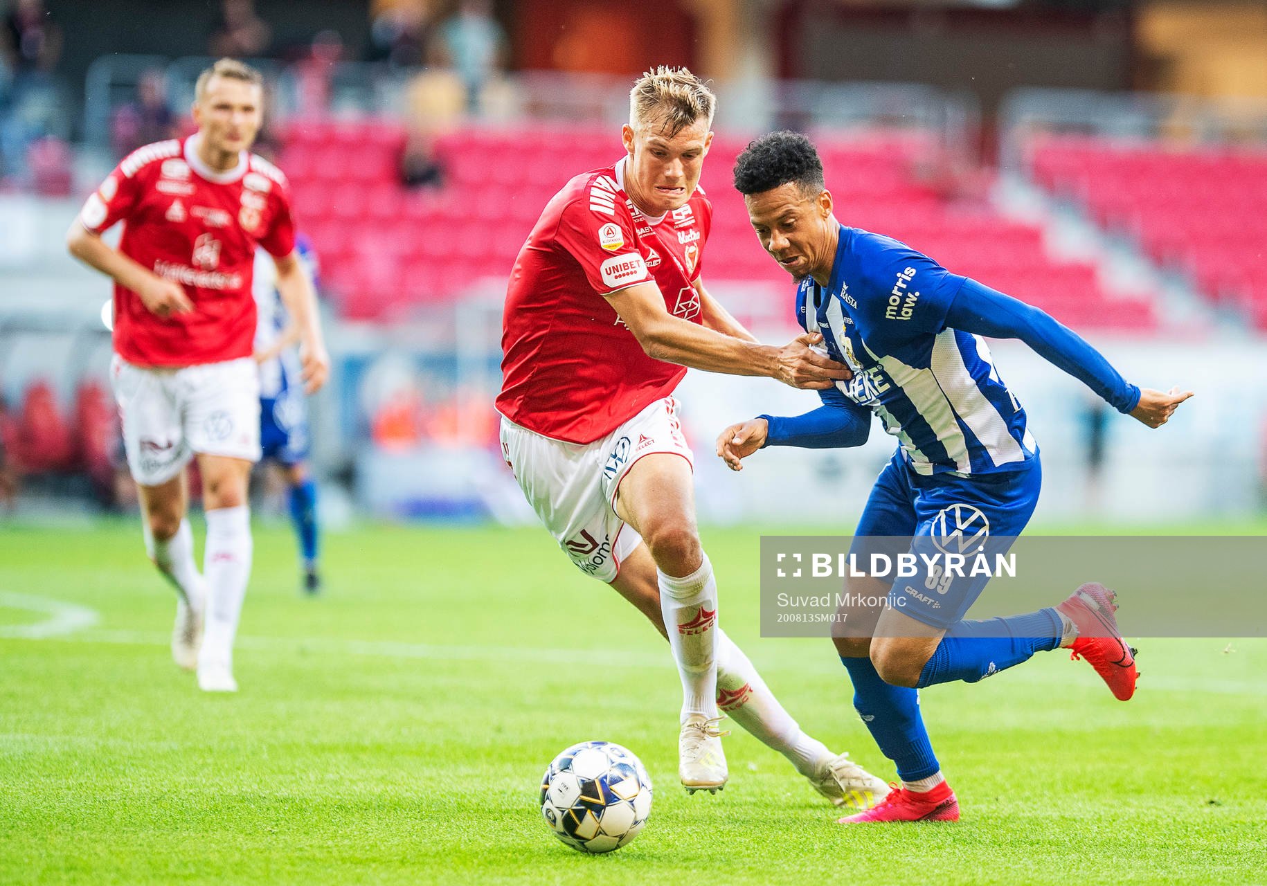 Kalmars Svante Ingelsson och IFK Göteborgs Tobias Sana