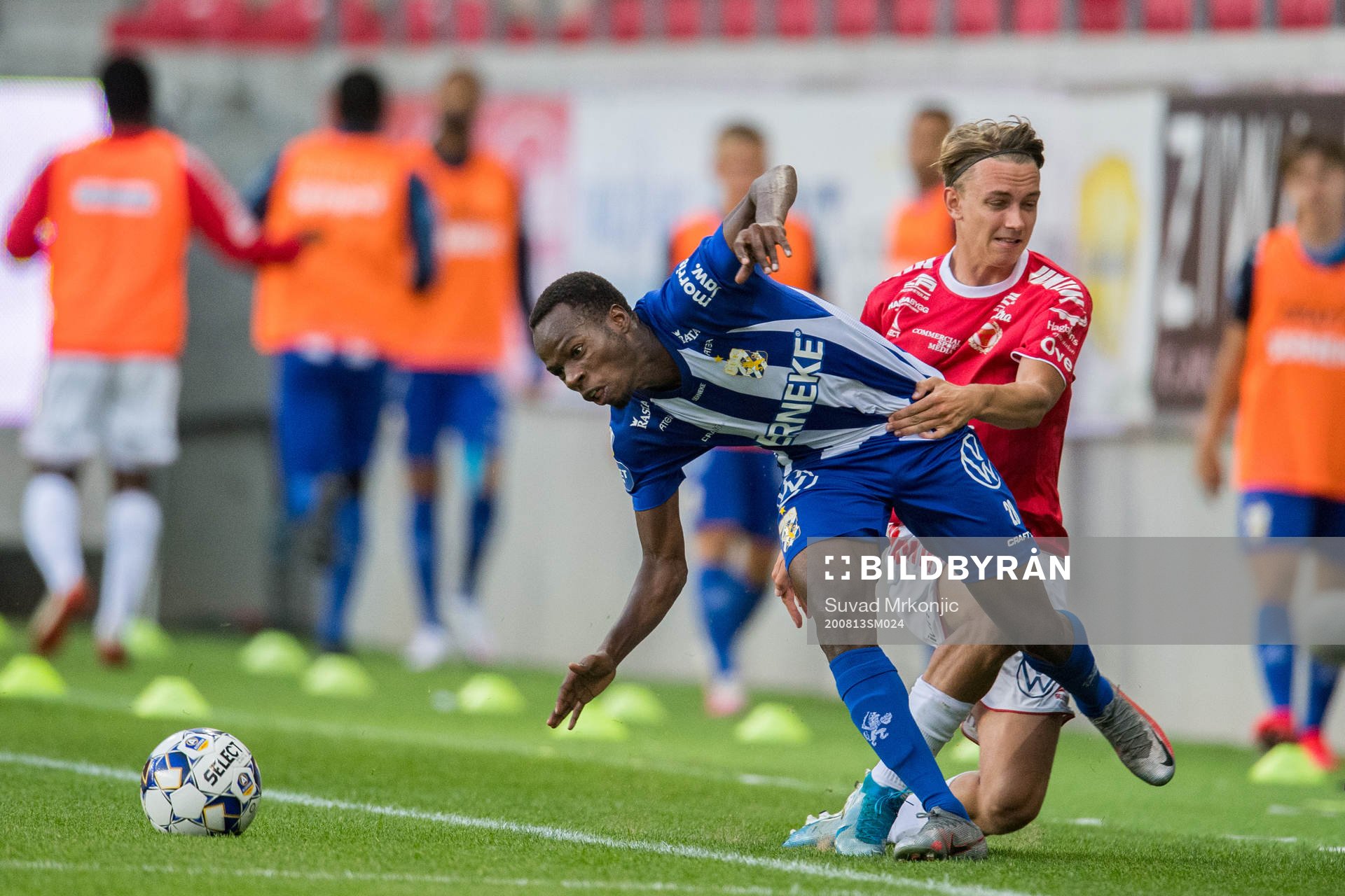IFK Göteborgs Alhassan Yusuf Abdullahi och Kalmars Isak