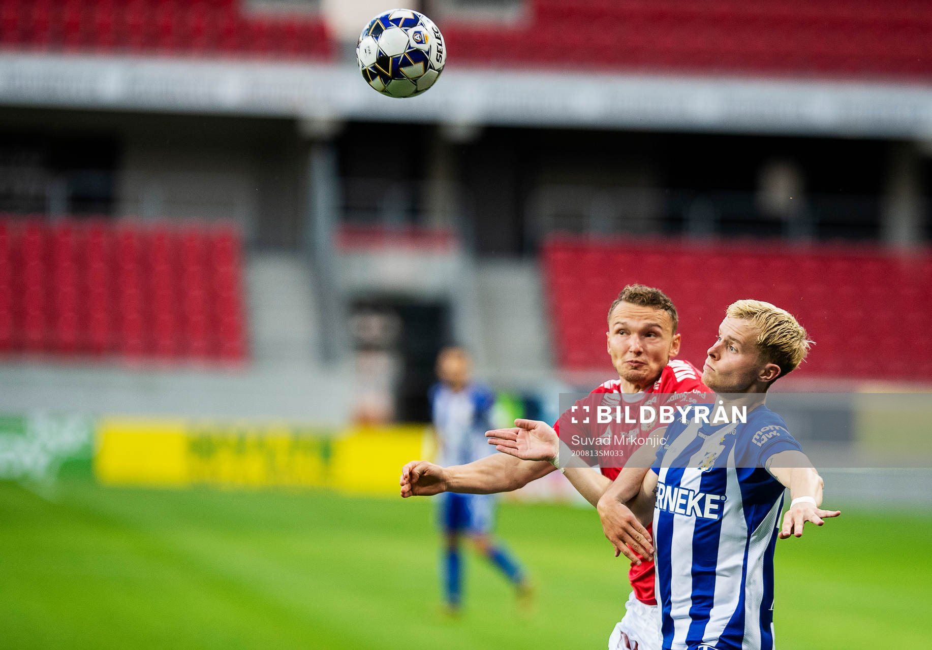 Kalmars Piotr Johansson och IFK Göteborgs Victor Wernersson