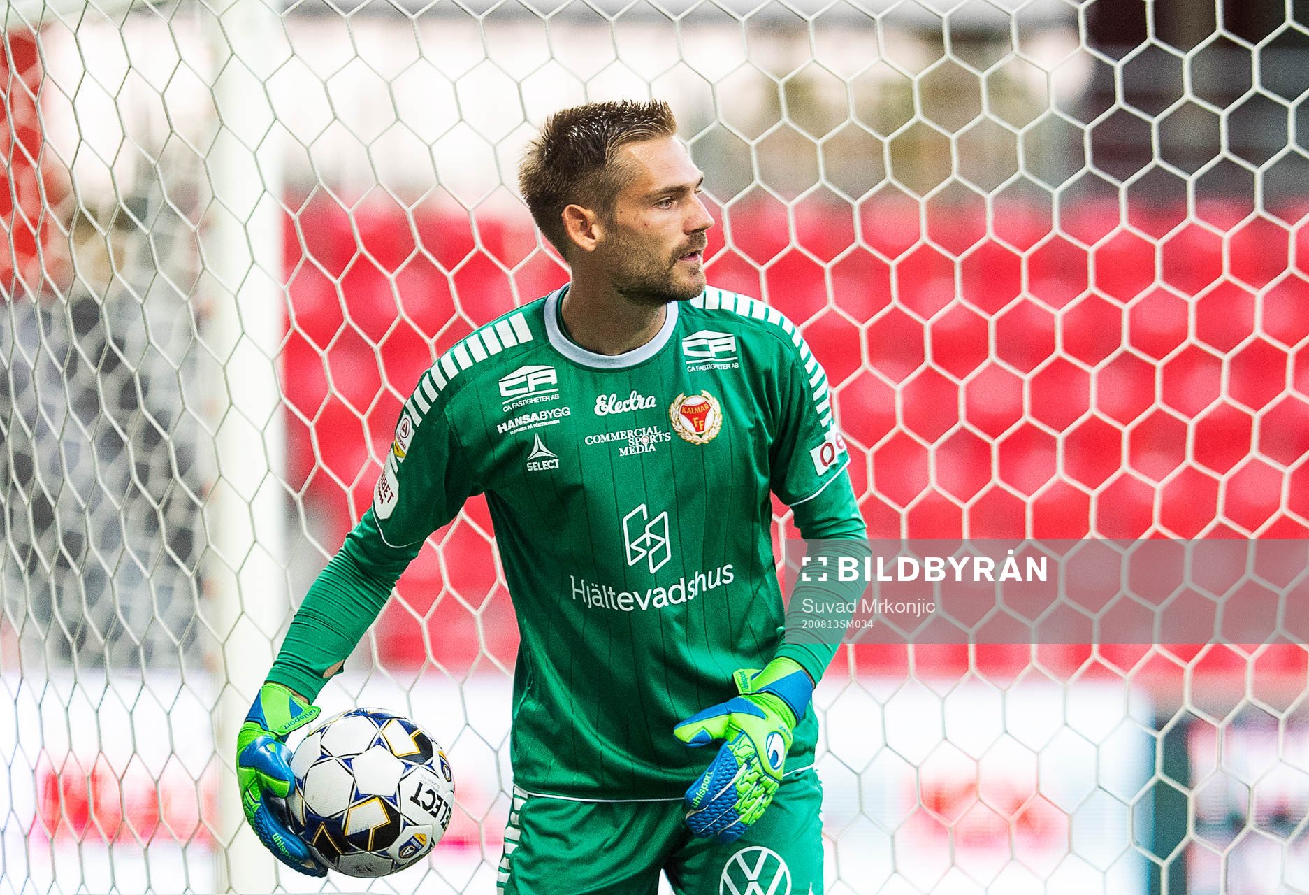 Kalmars målvakt Lucas Hägg-Johansson
