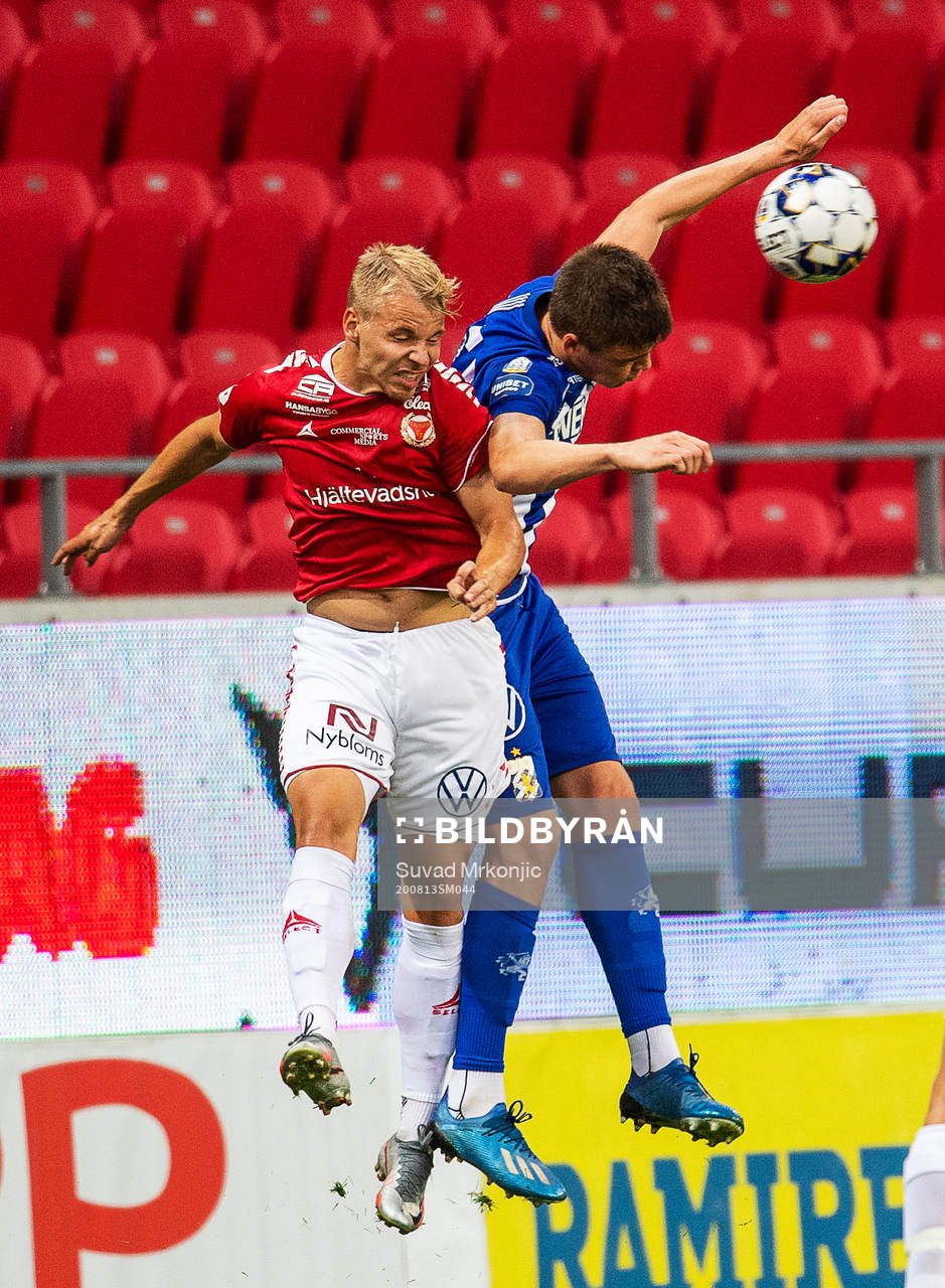 Kalmars Sebastian Ring och IFK Göteborgs Emil Holm