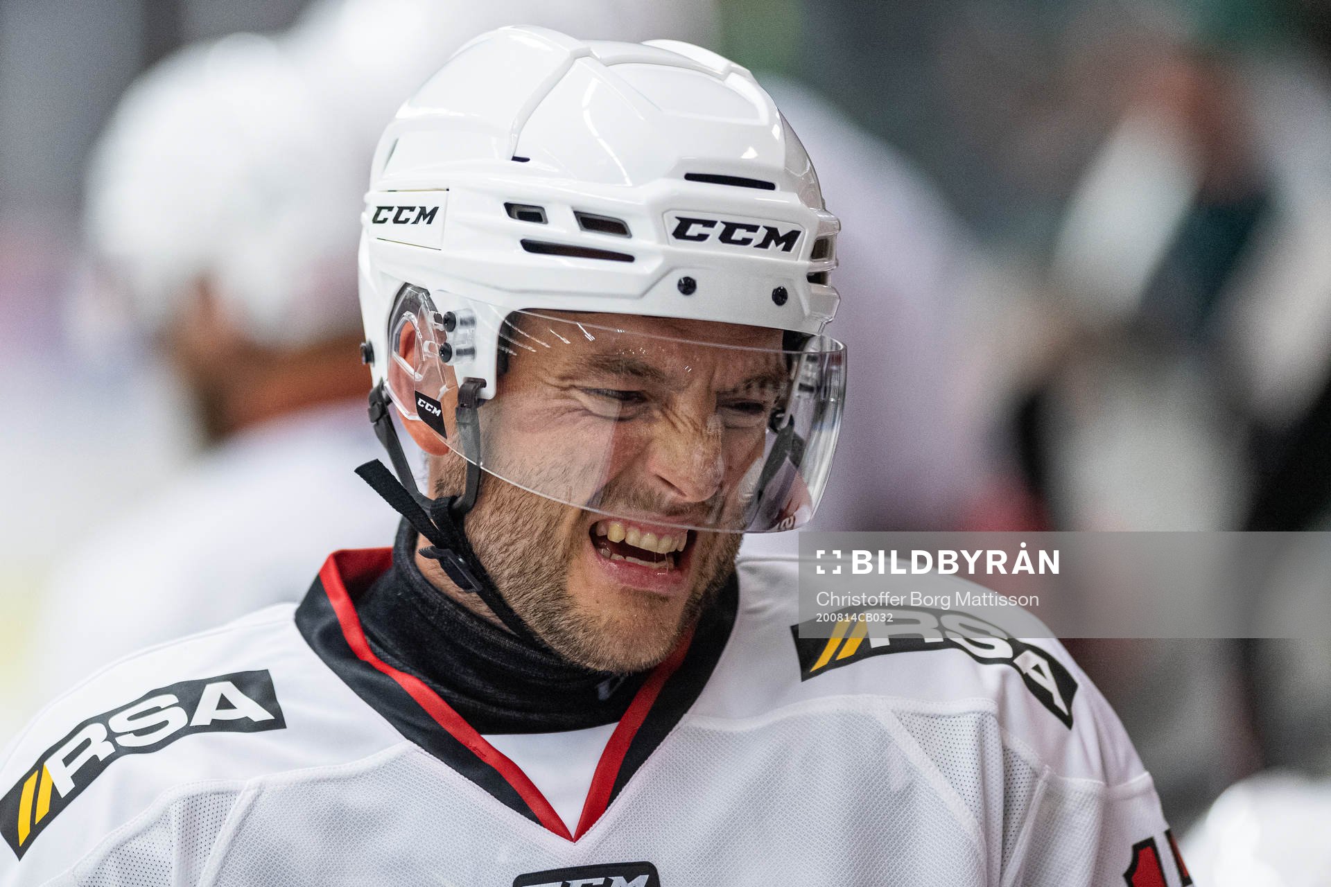 Malmö Redhawks Pathrik Westerholm har ont
