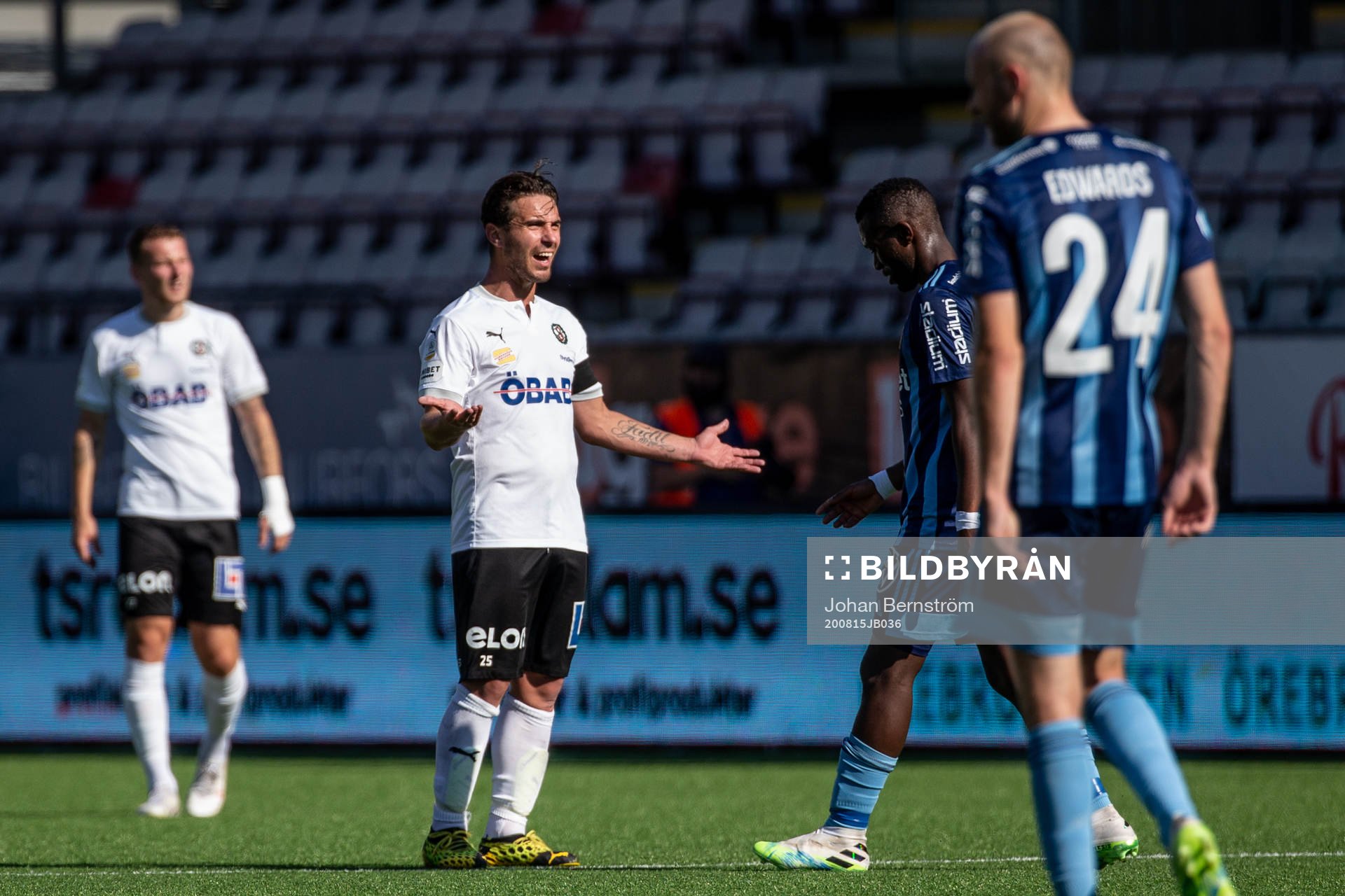 Örebros Nordin Gerzic reagerar