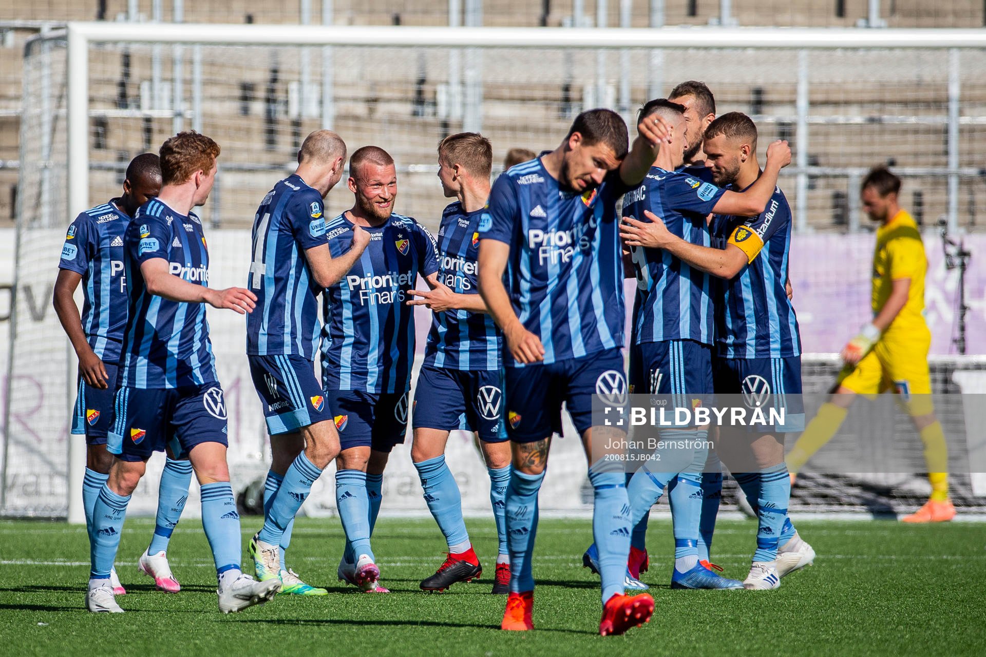 Djurgårdens Nicklas Bärkroth jublar