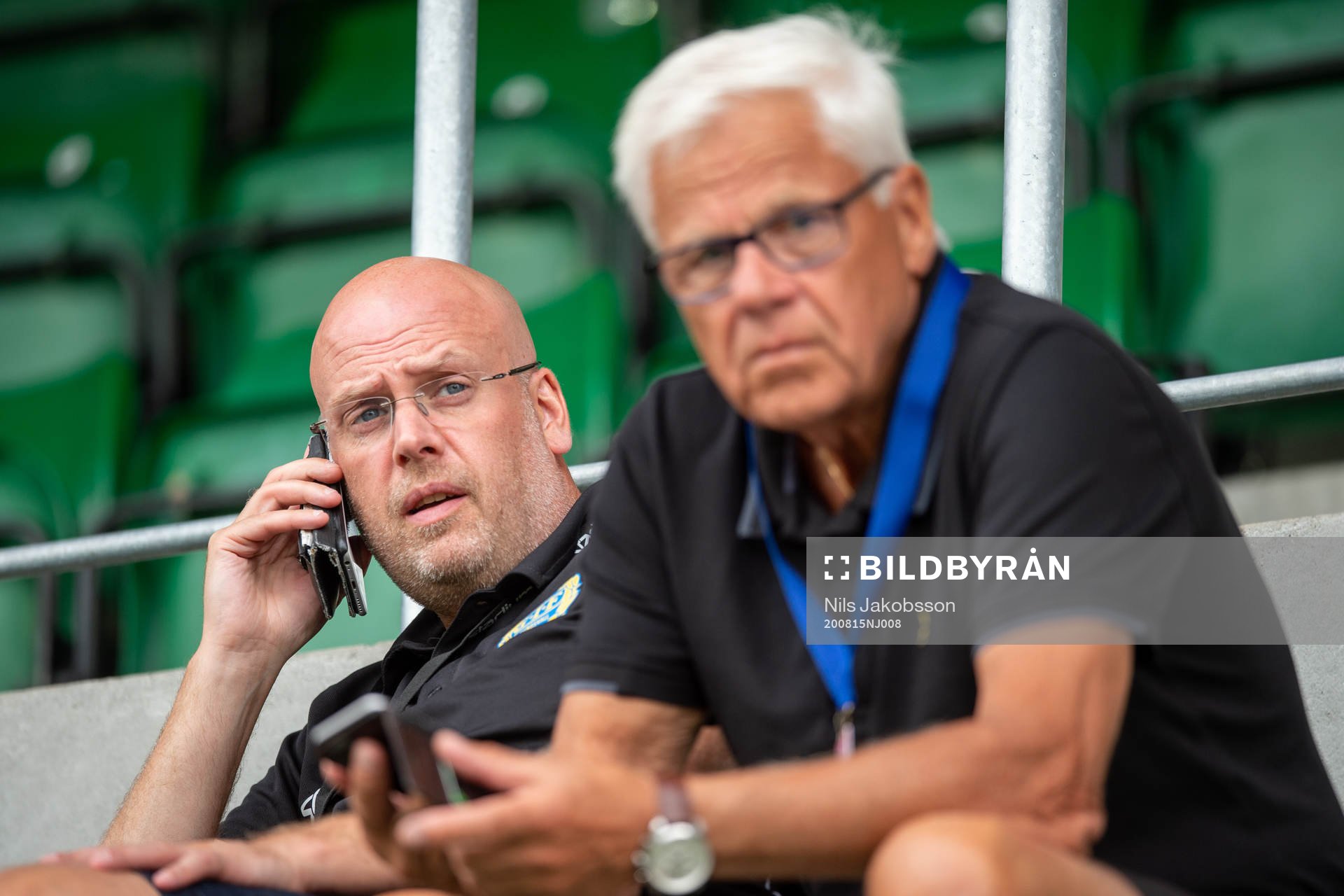 Sundsvalls klubbchef Henrik Lindgren och ordförande Hans