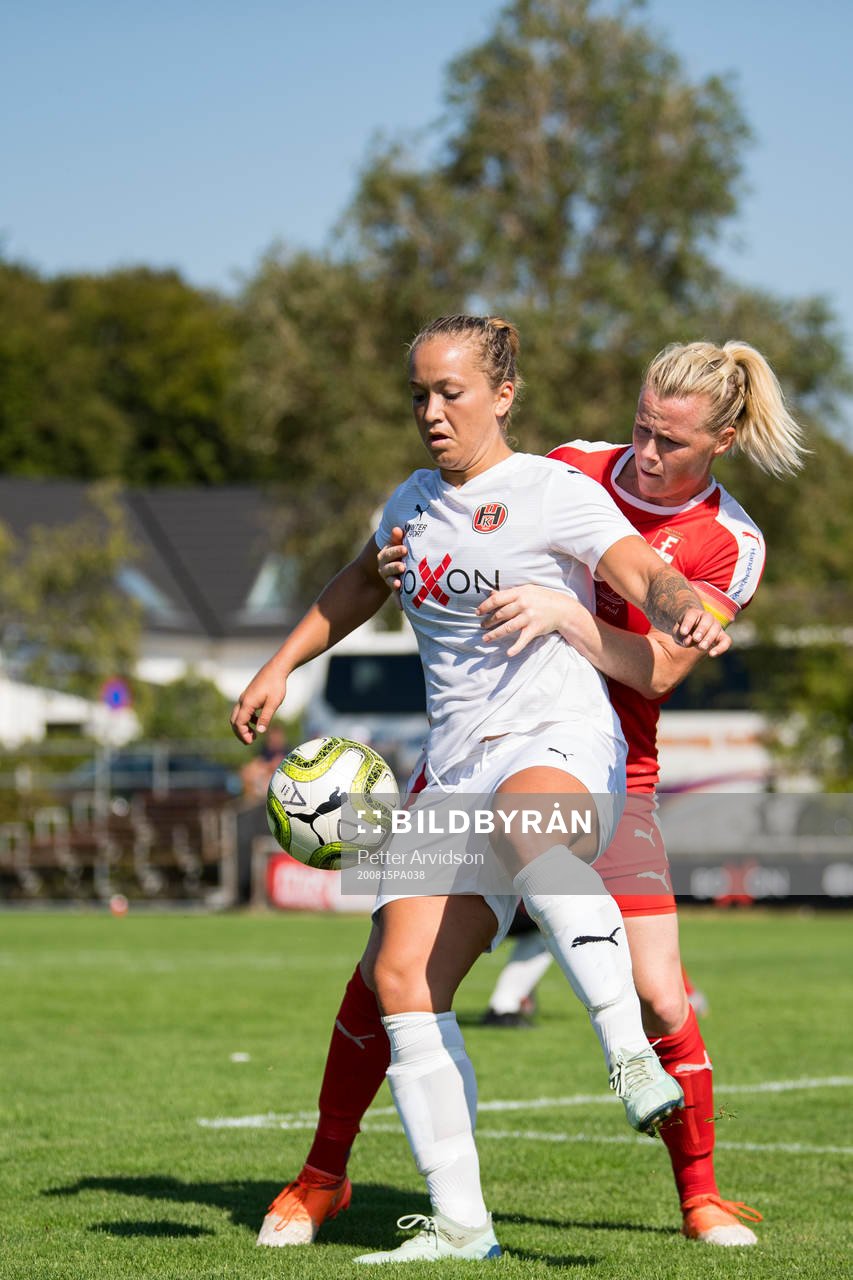 Hittarps Marielle Karlsson och Färjestadens Sofie Waller