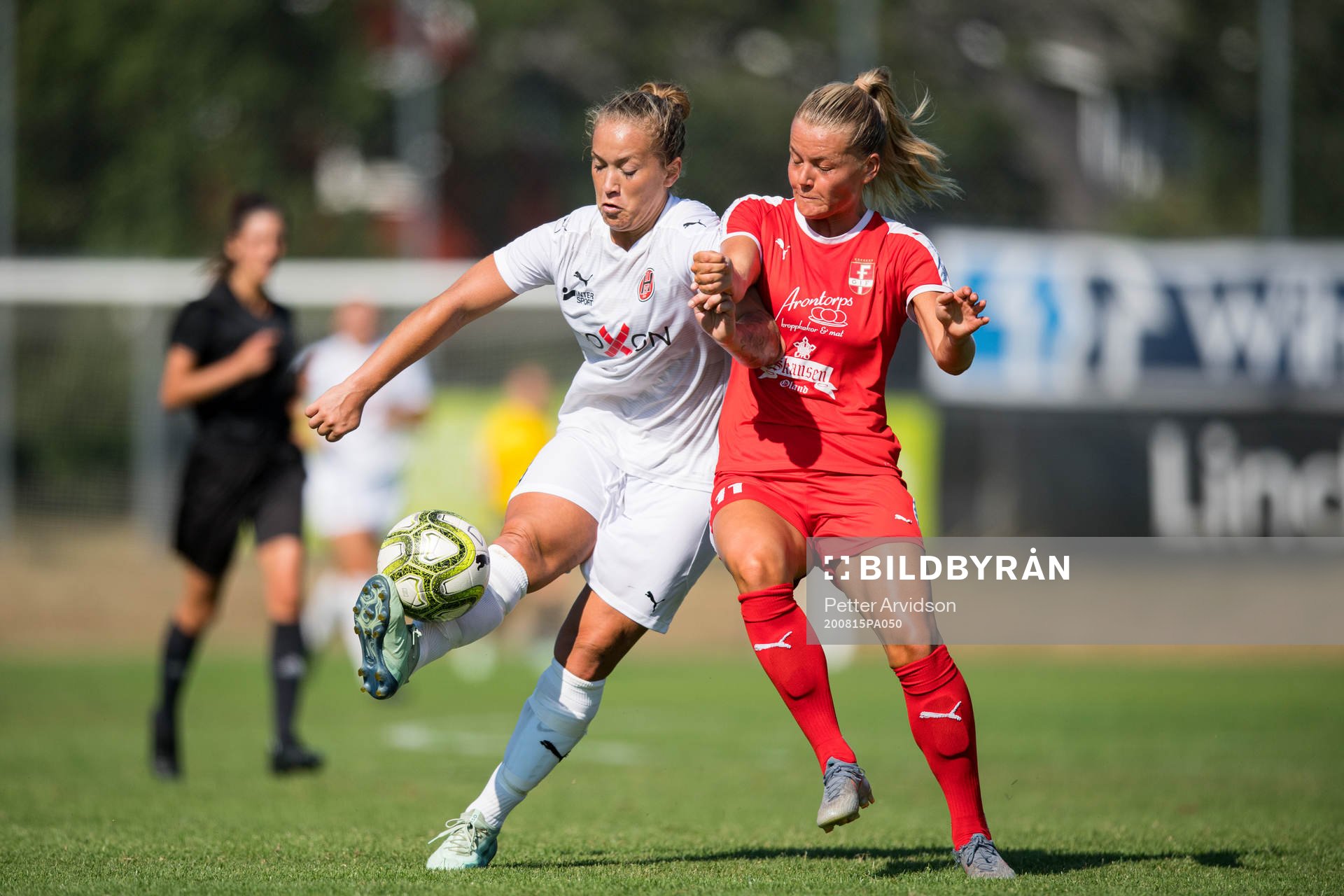 Hittarps Marielle Karlsson och Färjestadens Elin Bälin