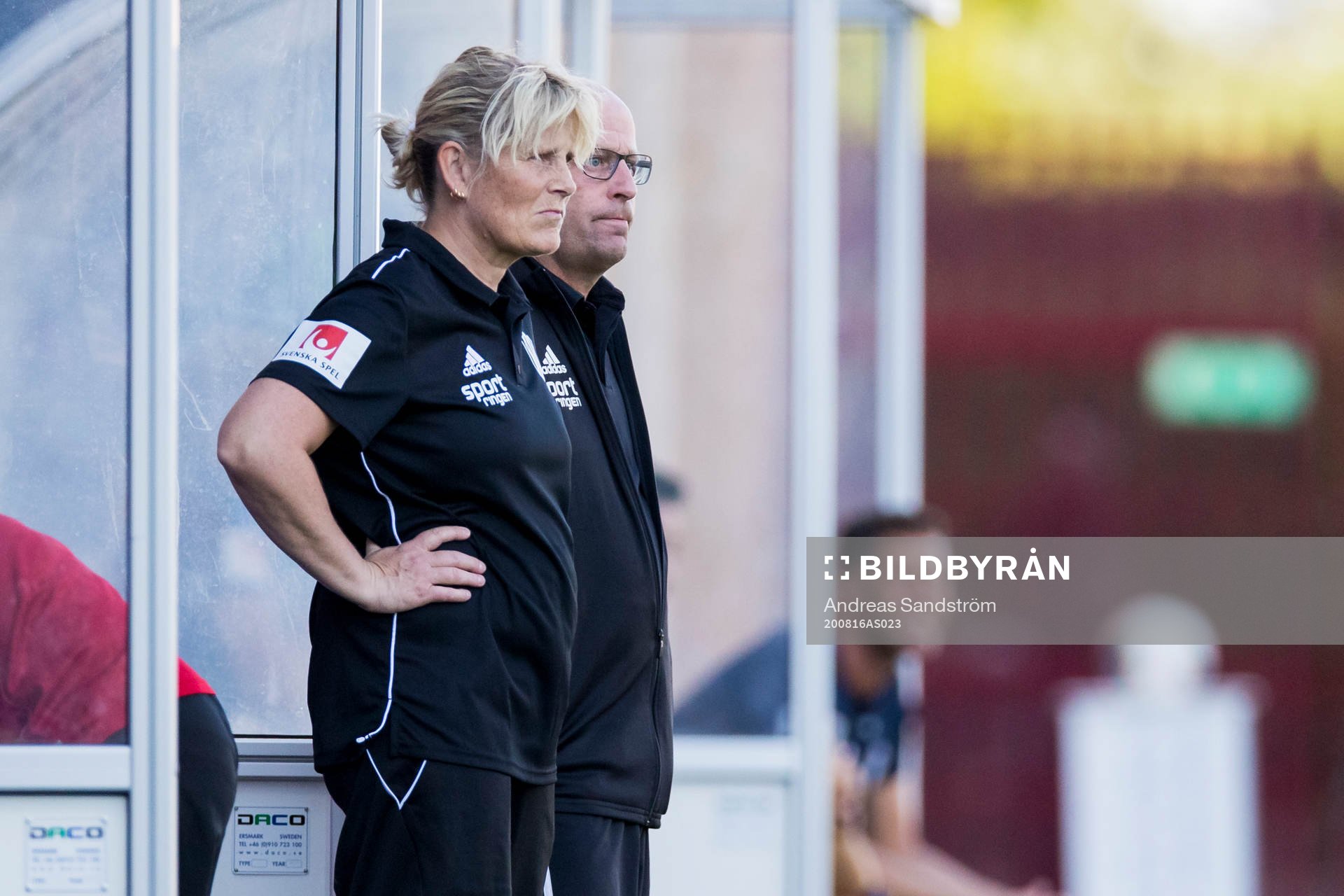 Piteås tränare Stellan Carlsson och assisterande tränare