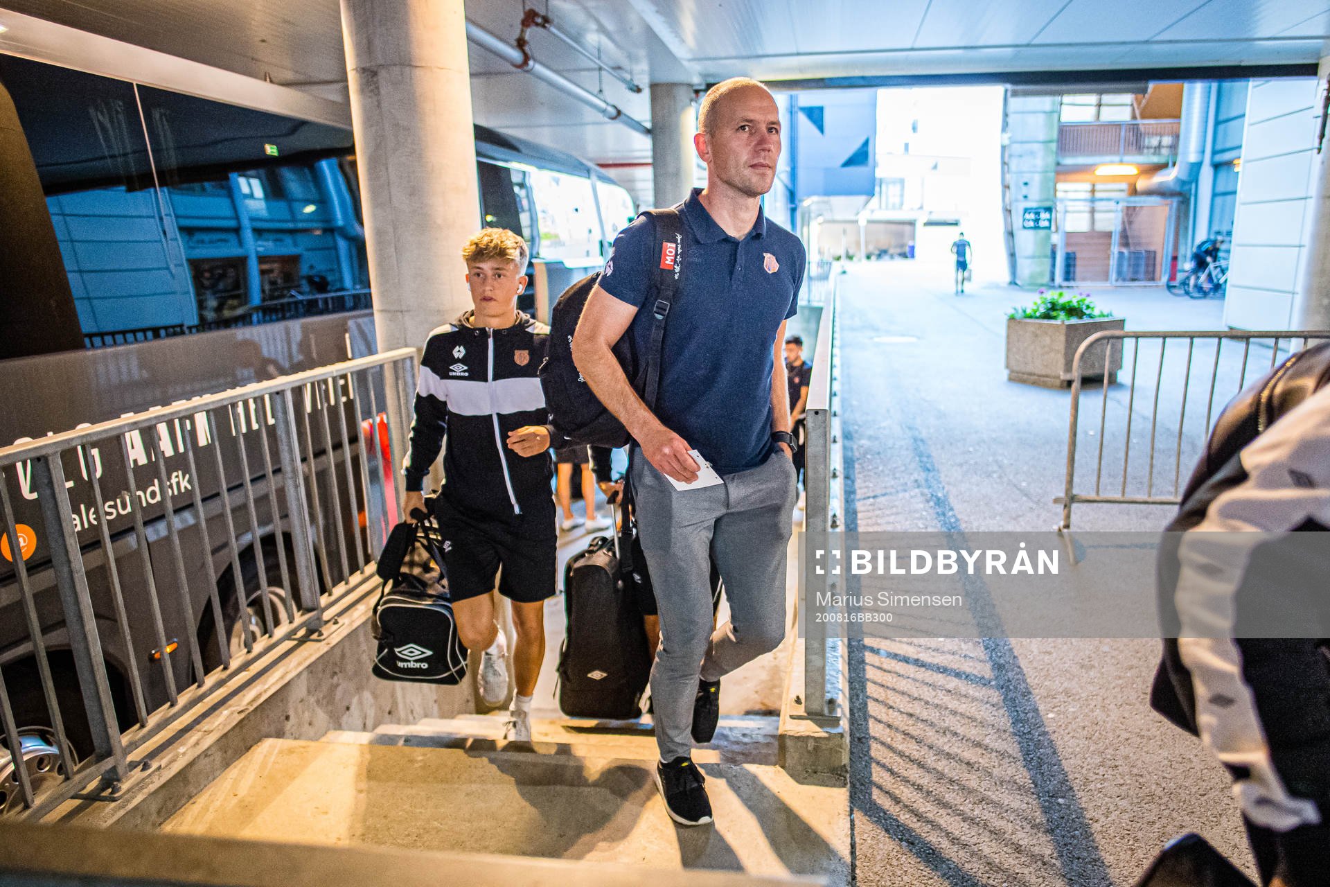 Bjørn Erik Melland, sports director of Aalesund, arrives