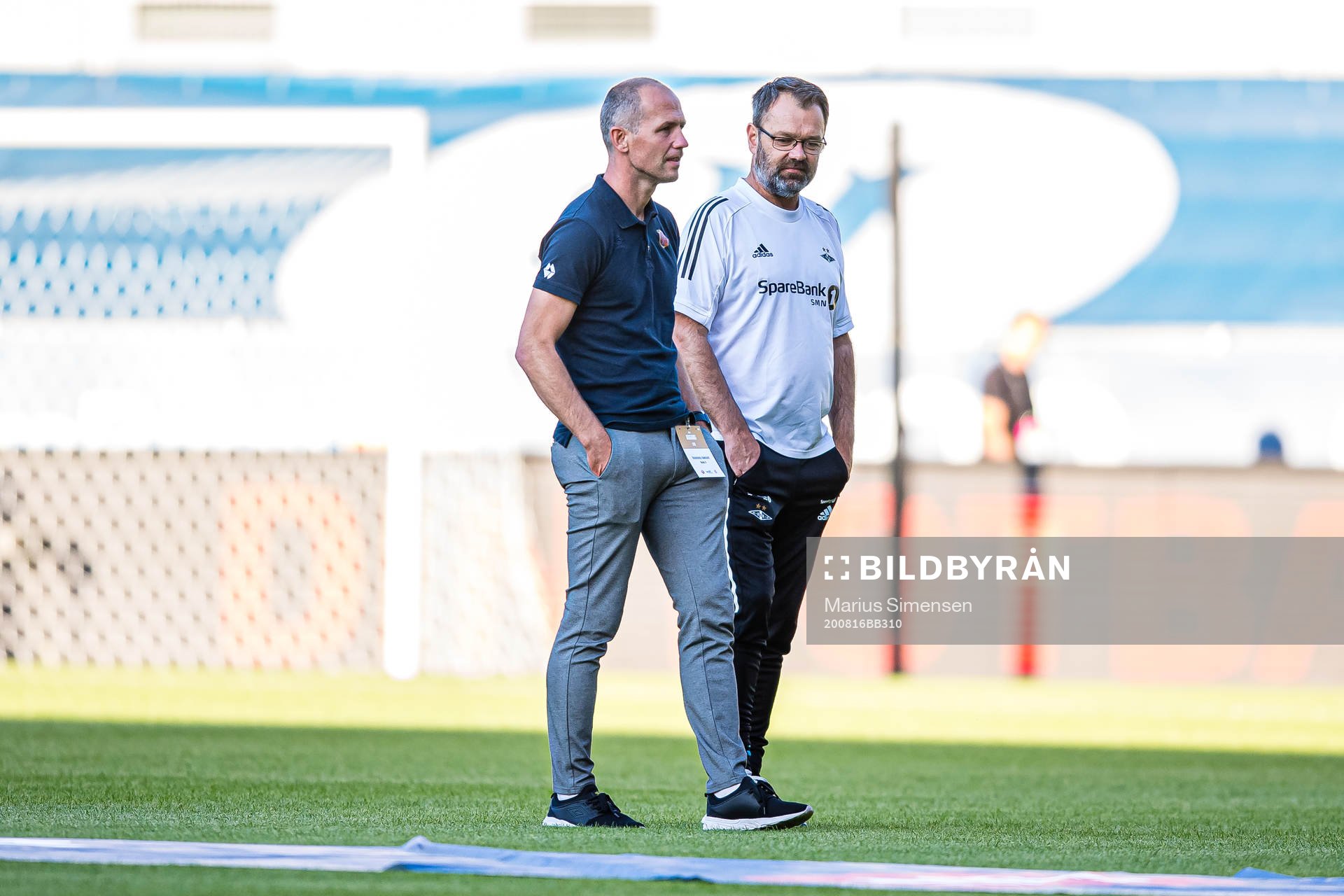Bjørn Erik Melland, sports director of Aalesund, and Geir