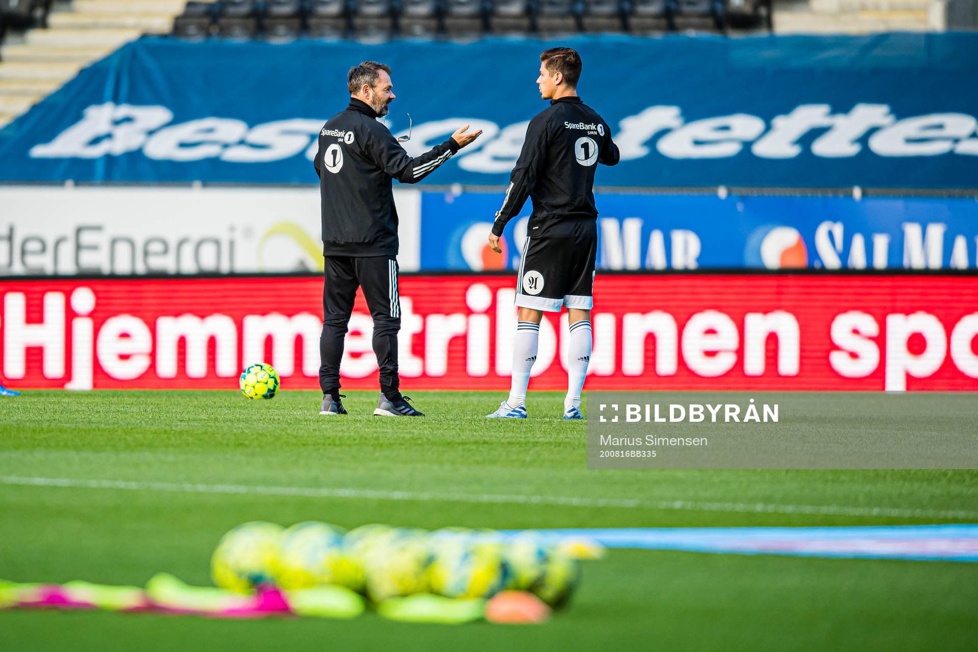 Geir Hansen, assistant coach of Rosenborg, and Torgeir