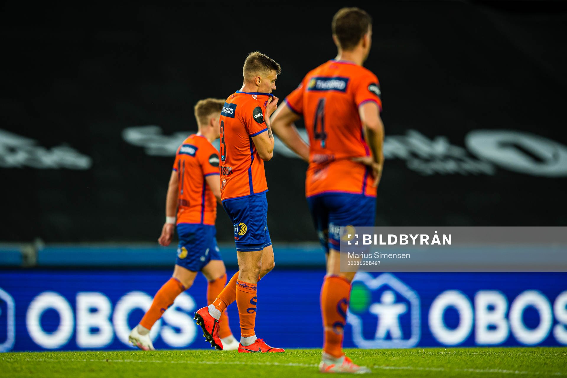 Daniel Leo Gretarsson Schmidt of Aalesund looks dejected