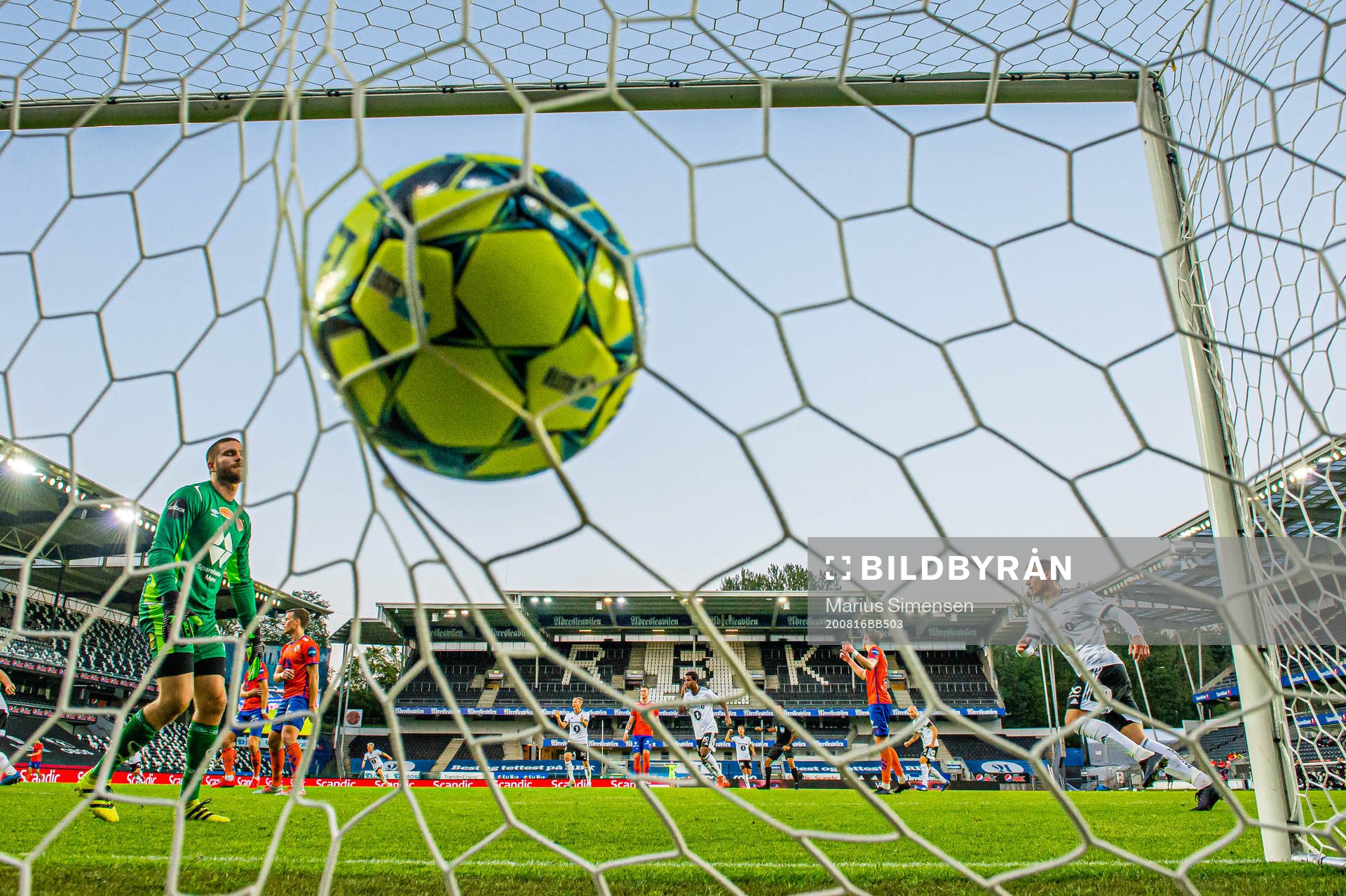 Gudmund Broks Kongshavn of Aalesund looks dejected after the 1-3 goal during the Eliteserien match between Rosenborg and Aalesund on August 16, 2020 in Trondheim.