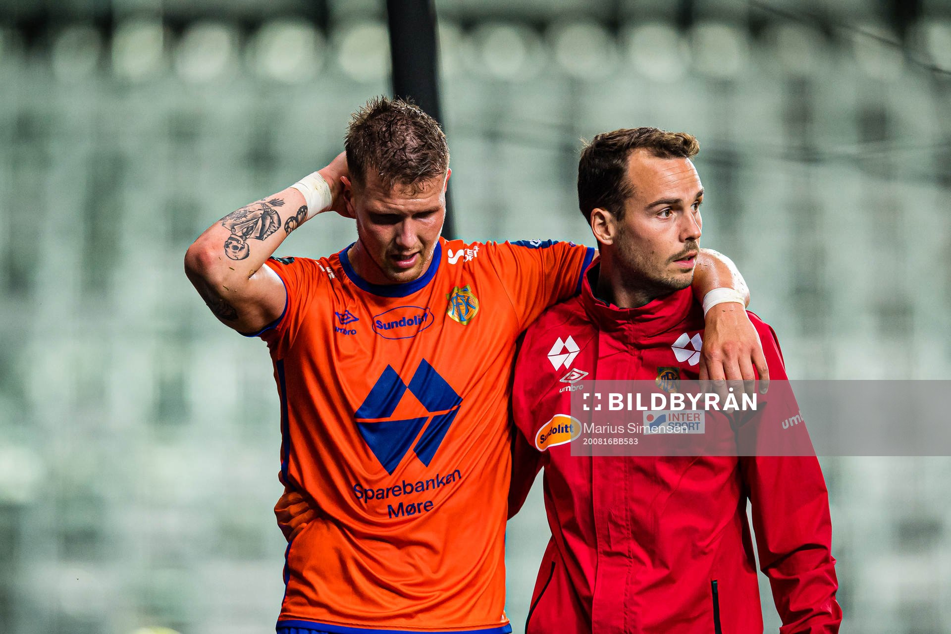 Holmbert Aron Briem Fridjonsson of Aalesund leaves the