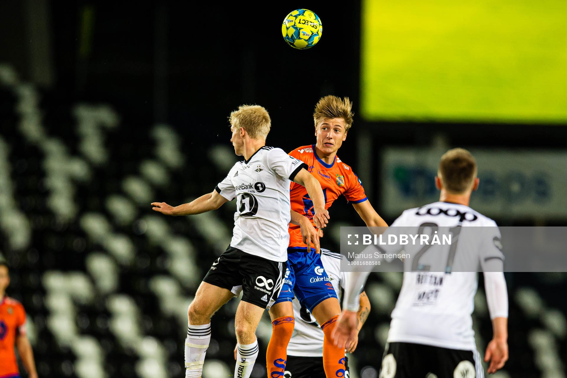 Edvard Sandvik Tagseth of Rosenborg and Markus Seehusen