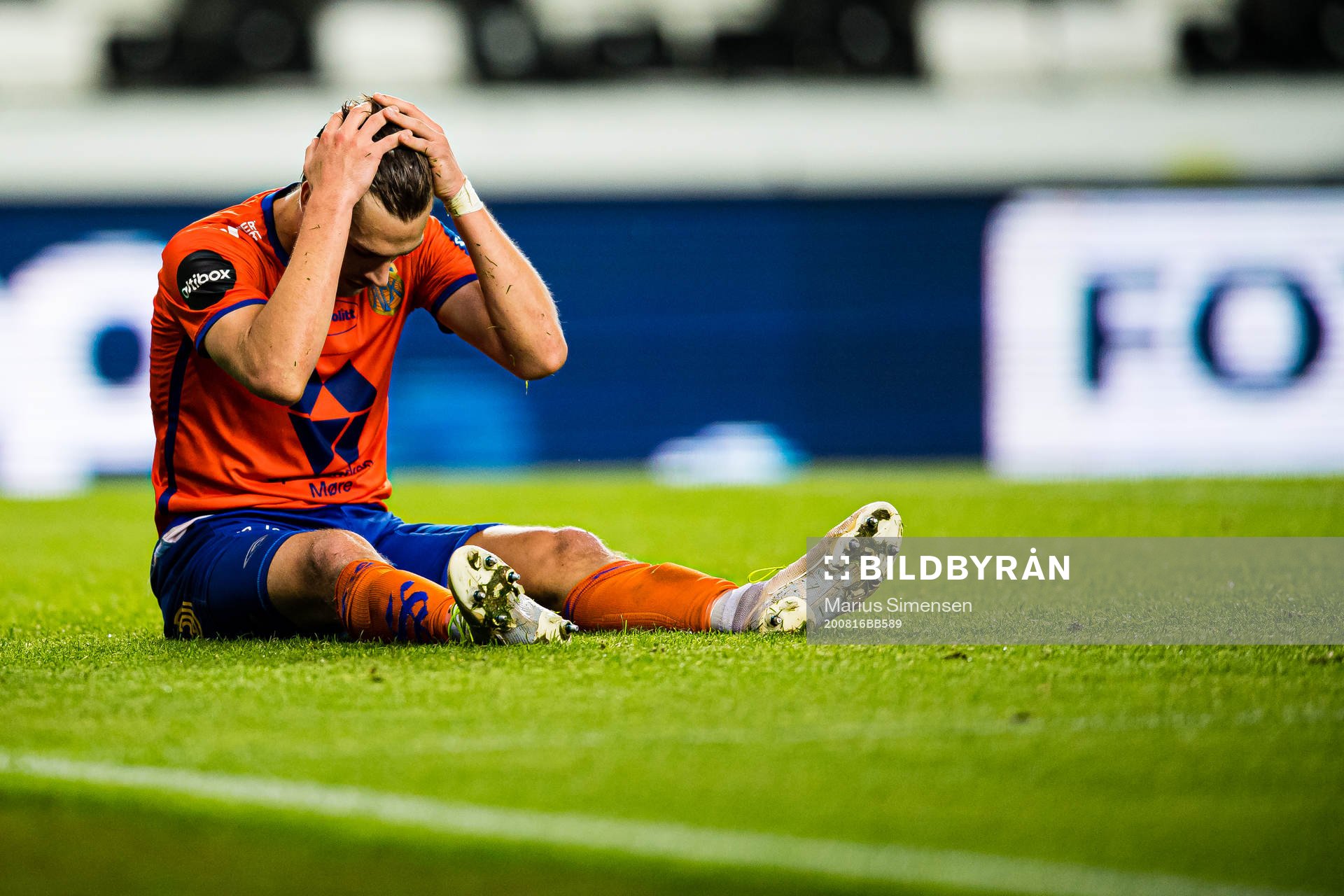 Sigurd Hauso Haugen of Aalesund reacts