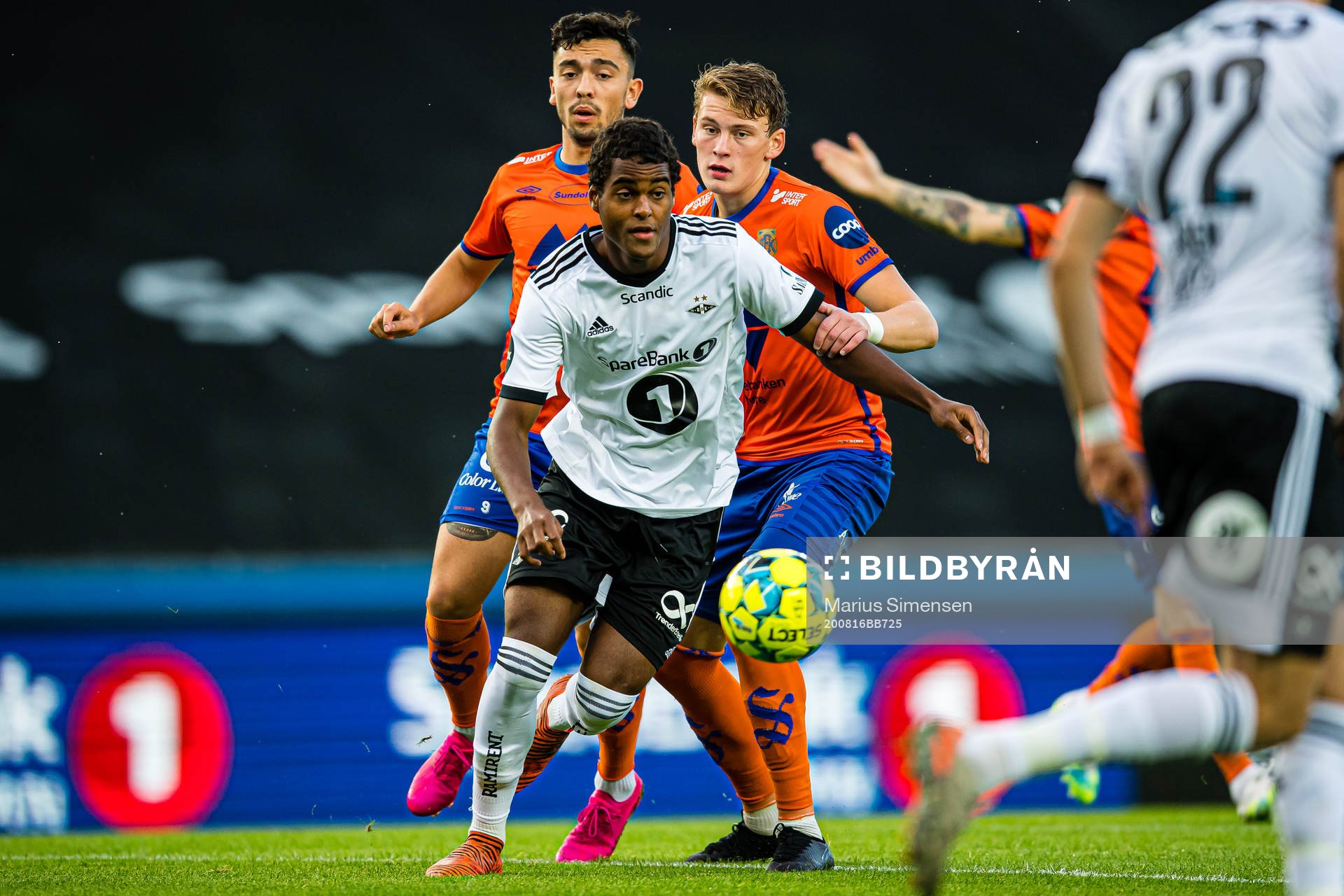 Emil Konradsen Ceide of Rosenborg and Isak Dybvik Määttä