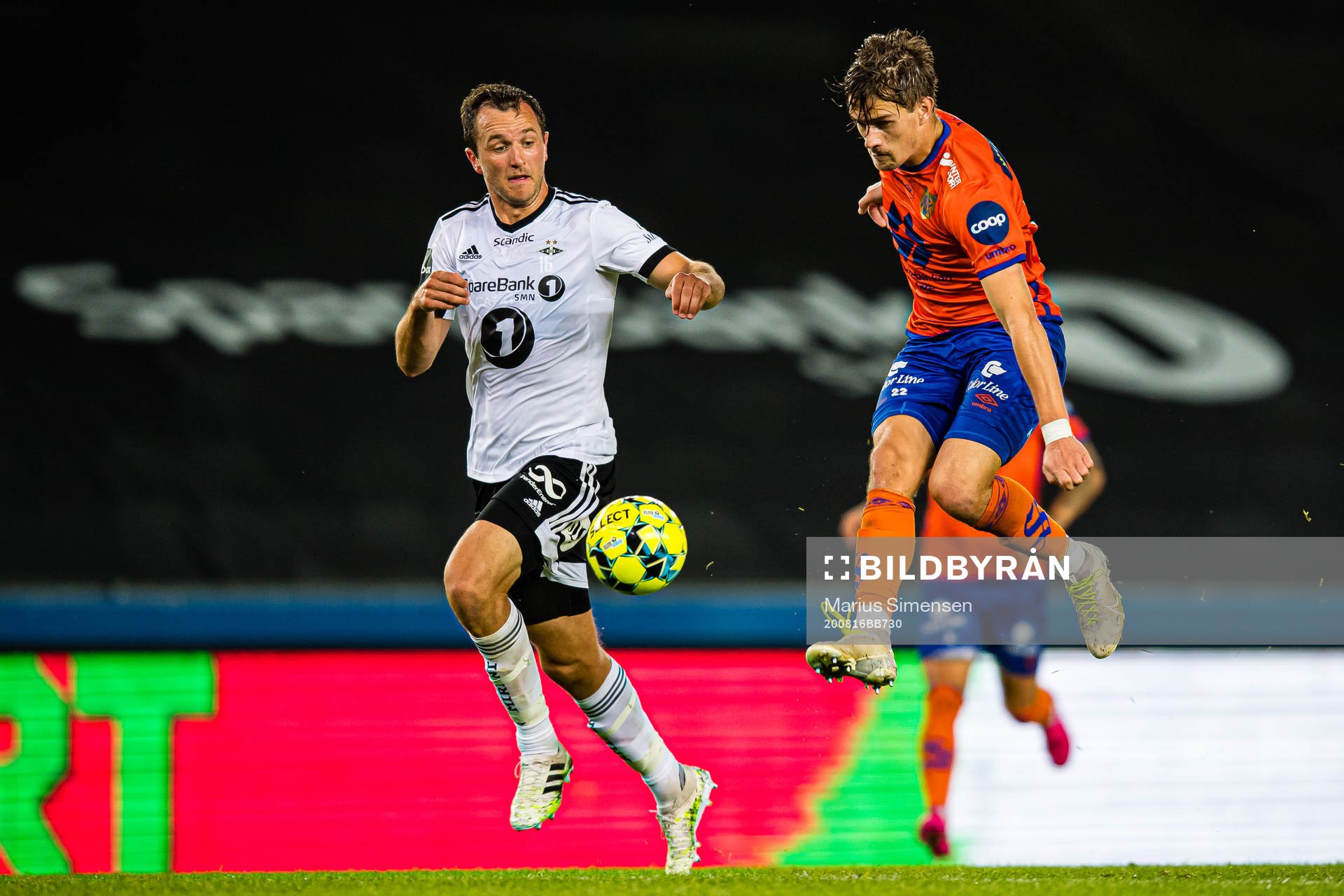 Even Hovland of Rosenborg and Sigurd Hauso Haugen of