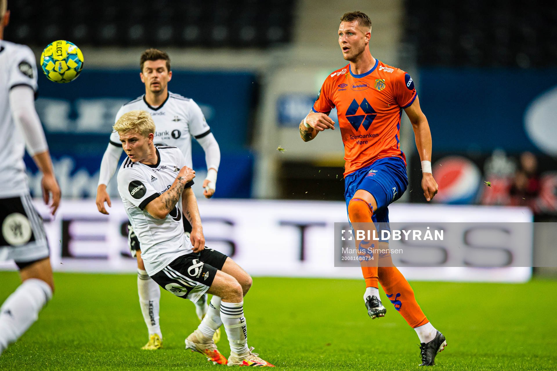 Edvard Sandvik Tagseth of Rosenborg and Holmbert Aron Briem
