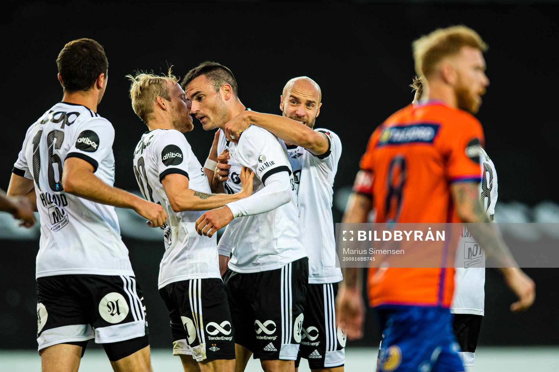 Dino Islamovic of Rosenborg celebrates
