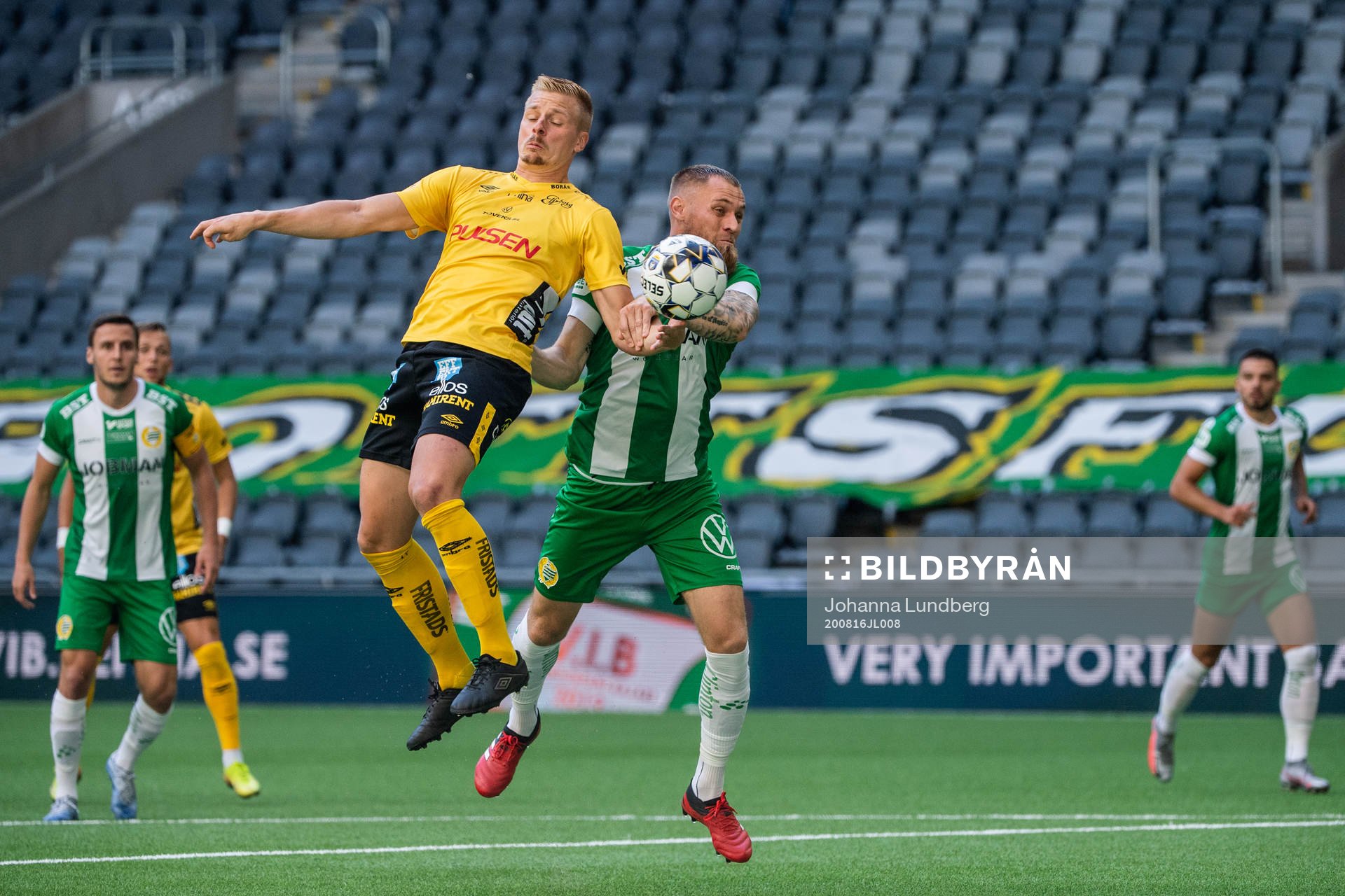 Hammarbys David Fällman och Elfsborgs Per Frick