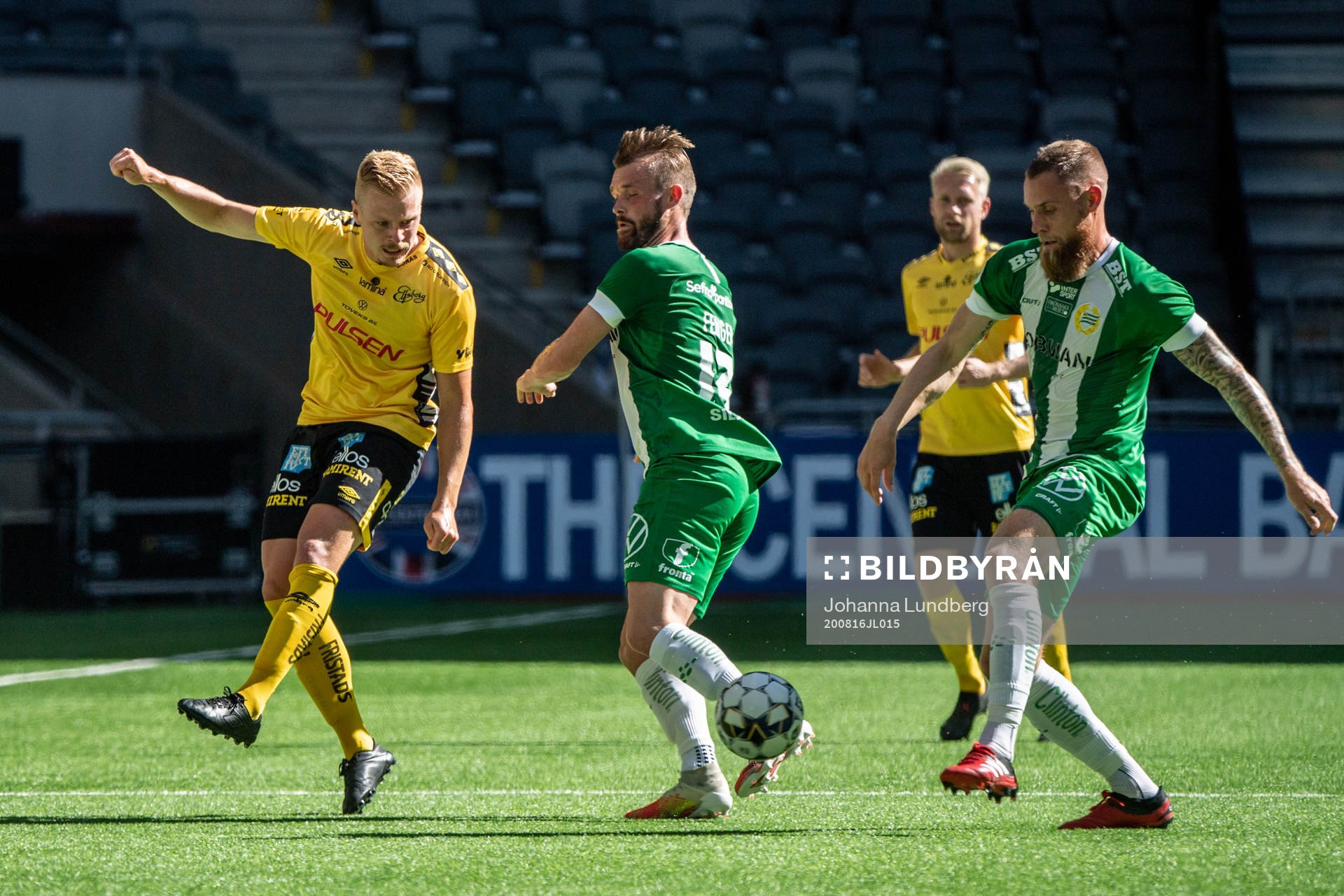 Elfsborgs Per Frick mot Hammarbys Mads Fenger Nielsen och