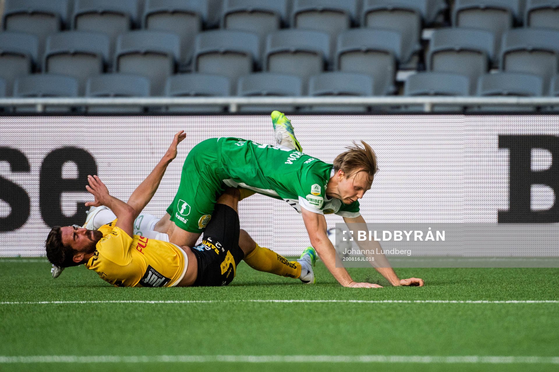 Elfsborgs Frederik Holst och Hammarbys Tim Söderström