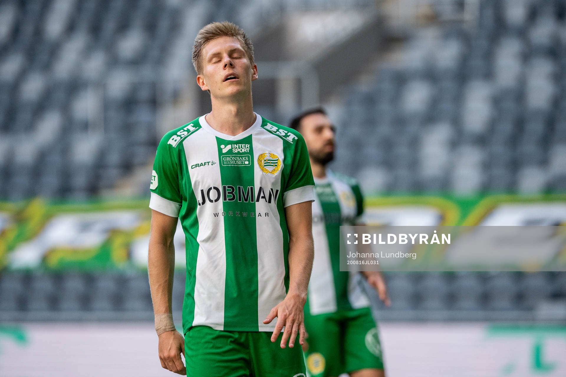 Hammarbys Aron Johansson deppar
