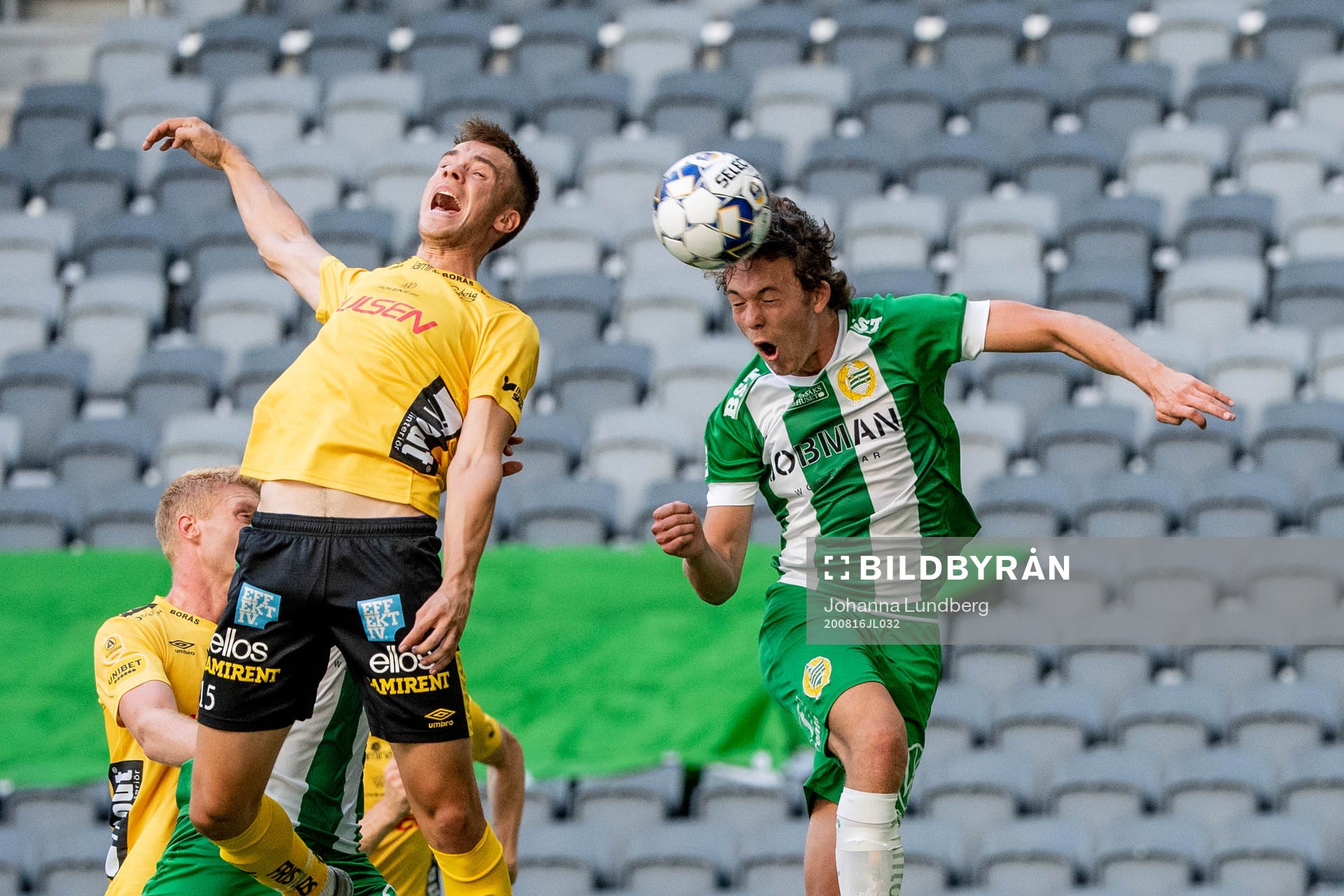 Elfsborgs Leo Väisänen och Hammarbys Kalle Björklund