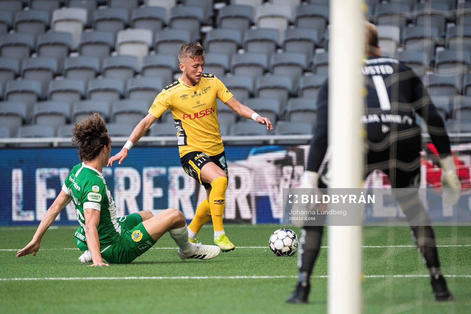 Hammarbys Kalle Björklund och Elfsborgs Jesper Karlsson