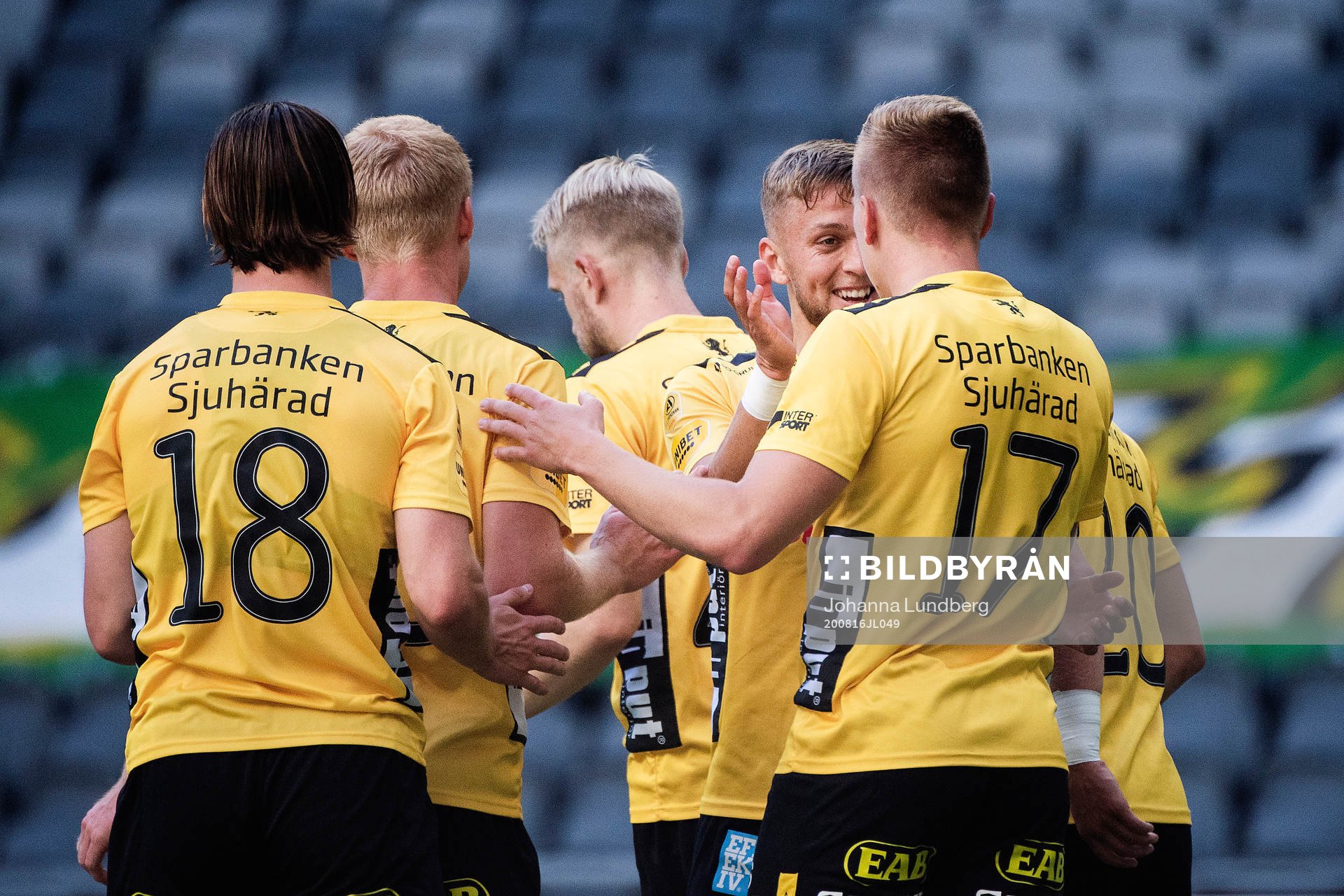 Elfsborgs Jesper Karlsson (m) och Per Frick (h) jublar