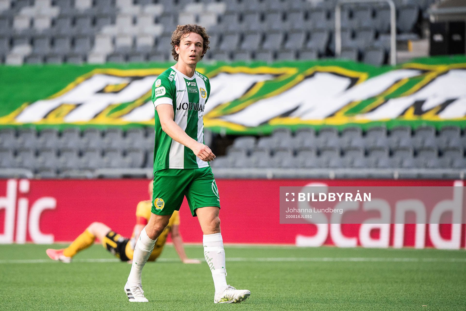 Hammarbys Kalle Björklund deppar
